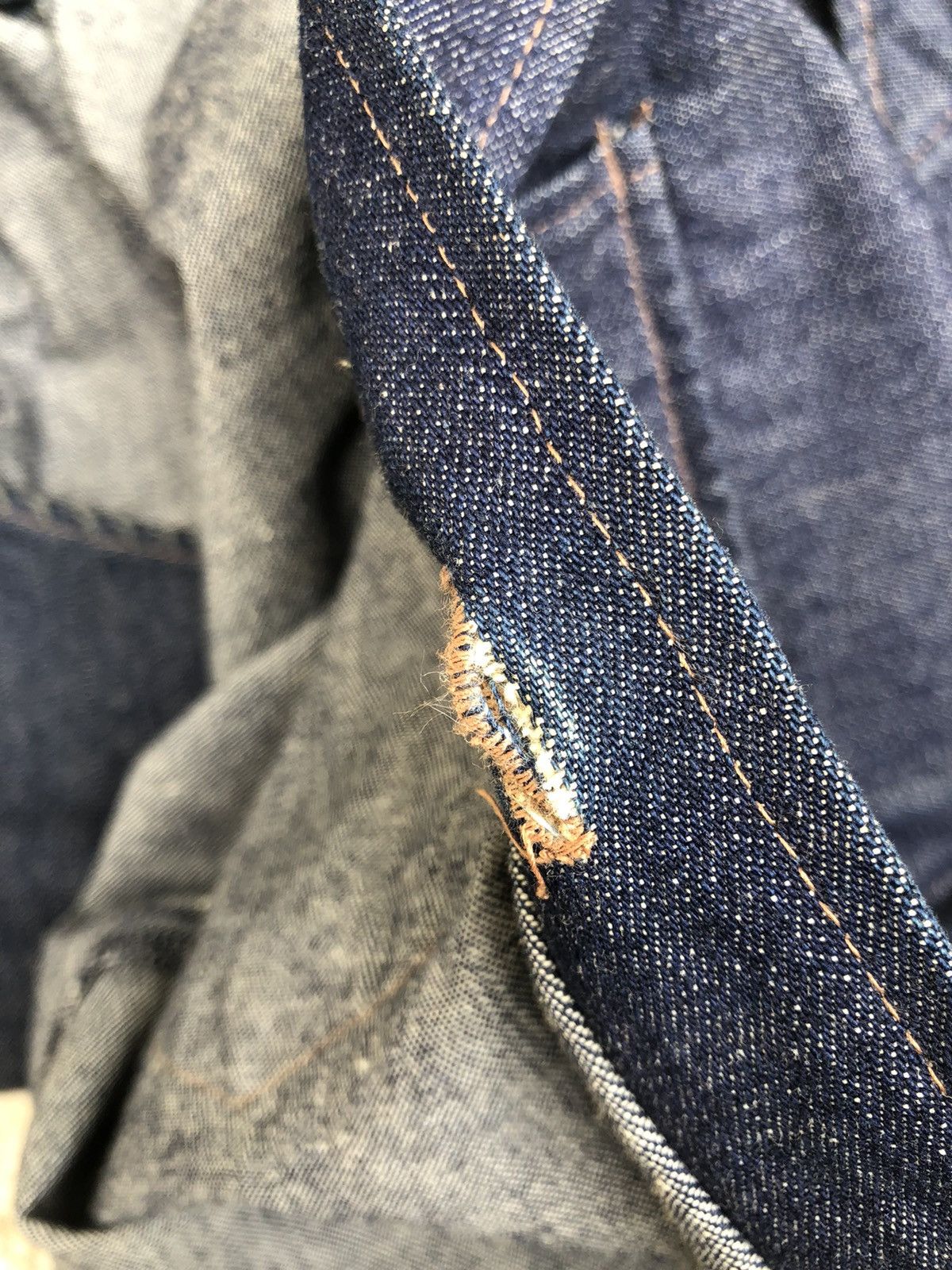 Japanese Brand Vintage 90s HOUSTON Japan Denim Western Shirt Size US M / EU 48-50 / 2 - 16 Thumbnail