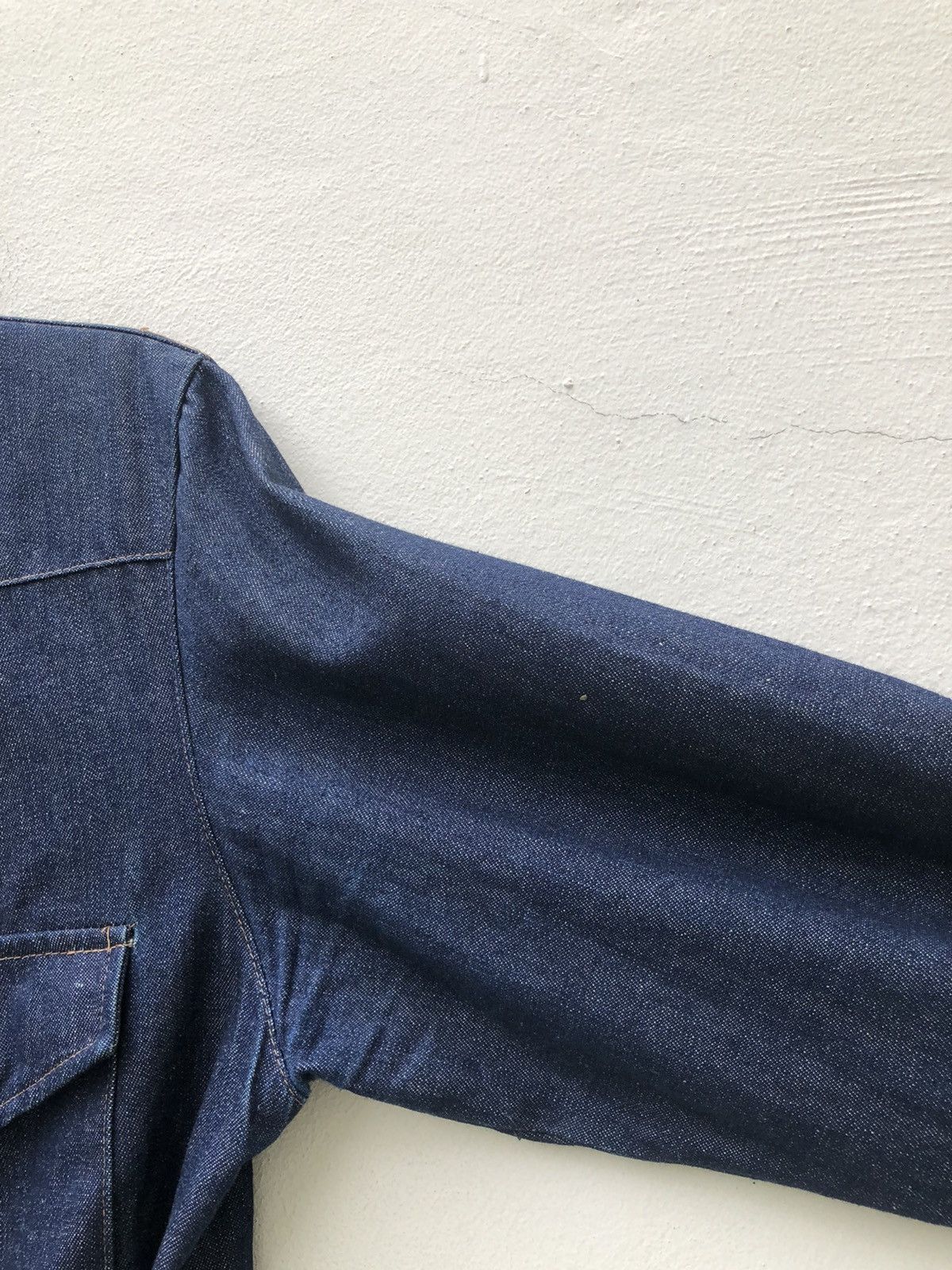 Japanese Brand Vintage 90s HOUSTON Japan Denim Western Shirt Size US M / EU 48-50 / 2 - 10 Thumbnail