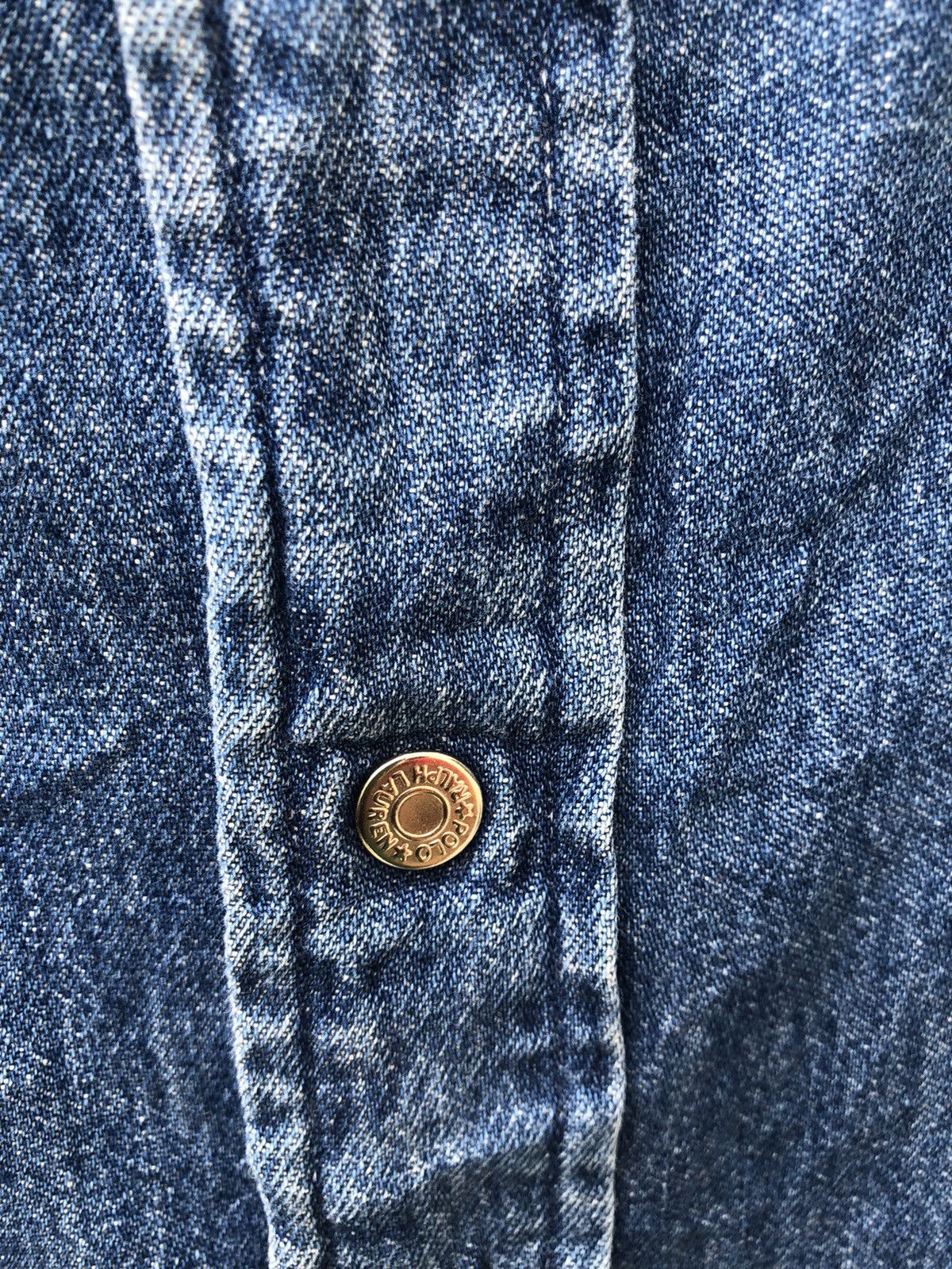 Polo Ralph Lauren Vintage 90s Polo Ralph Lauren Hybrid Denim Western Shirt Size US XL / EU 56 / 4 - 11 Thumbnail