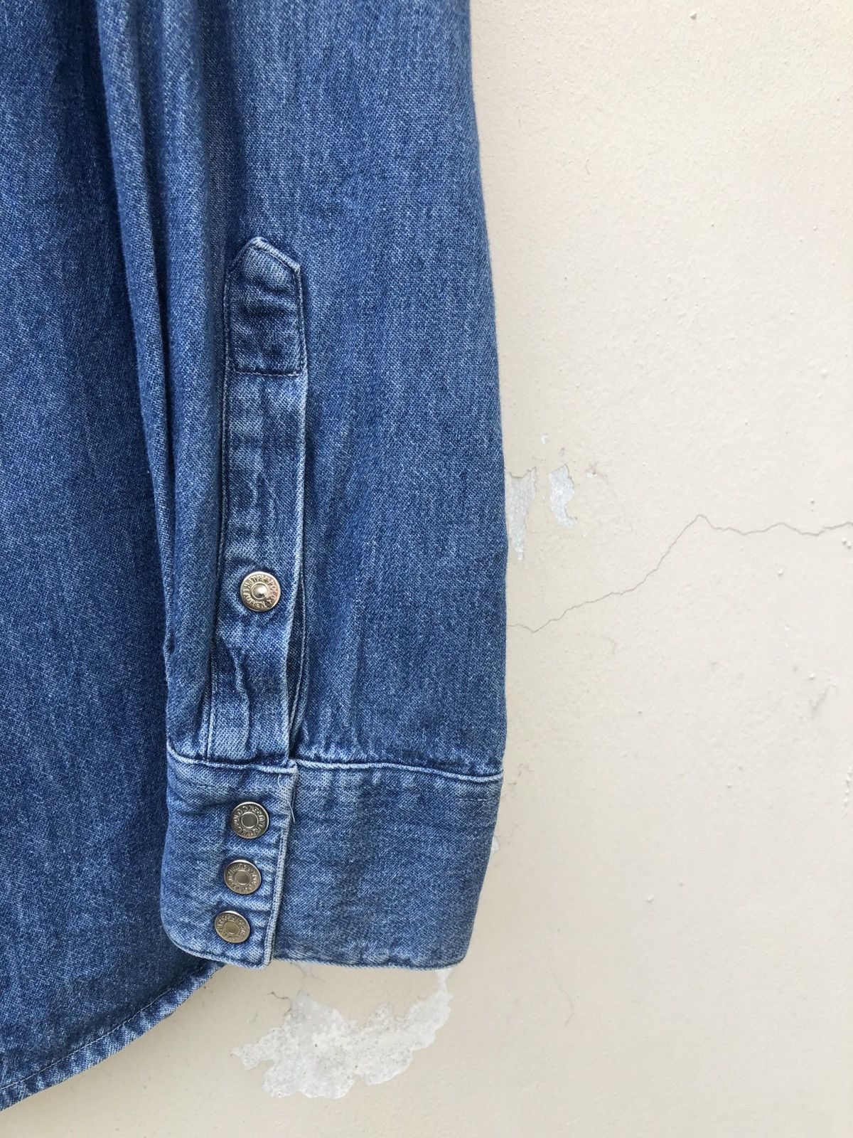 Polo Ralph Lauren Vintage 90s Polo Ralph Lauren Hybrid Denim Western Shirt Size US XL / EU 56 / 4 - 15 Thumbnail