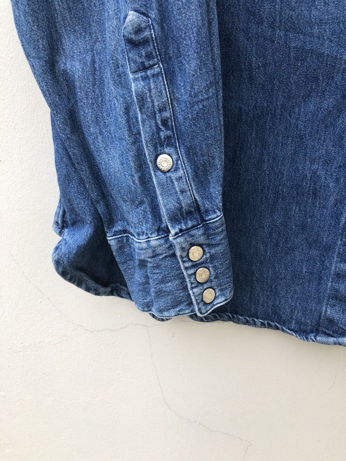 Polo Ralph Lauren Vintage 90s Polo Ralph Lauren Hybrid Denim Western Shirt Size US XL / EU 56 / 4 - 14 Thumbnail