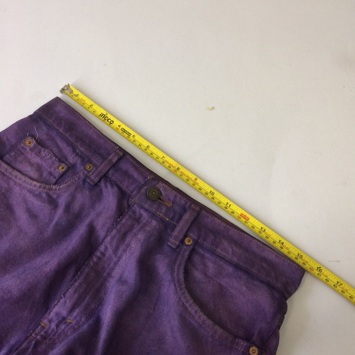 Levi's × Levi's Vintage Clothing × Vintage Offer 🔈90s Levi’s purple colour rare denim pants Size US 28 / EU 44 - 8 Thumbnail