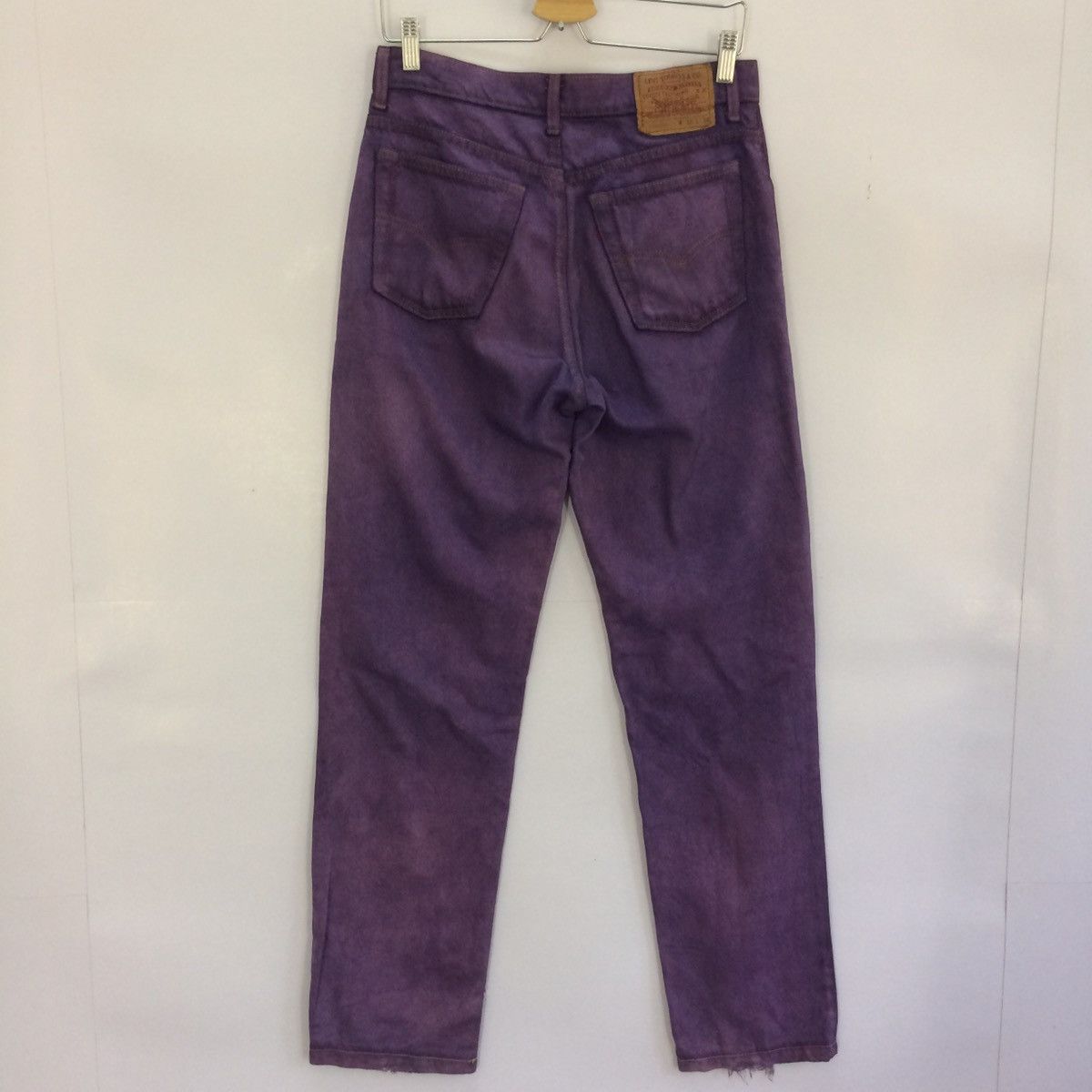 Levi's × Levi's Vintage Clothing × Vintage Offer 🔈90s Levi’s purple colour rare denim pants Size US 28 / EU 44 - 5 Thumbnail