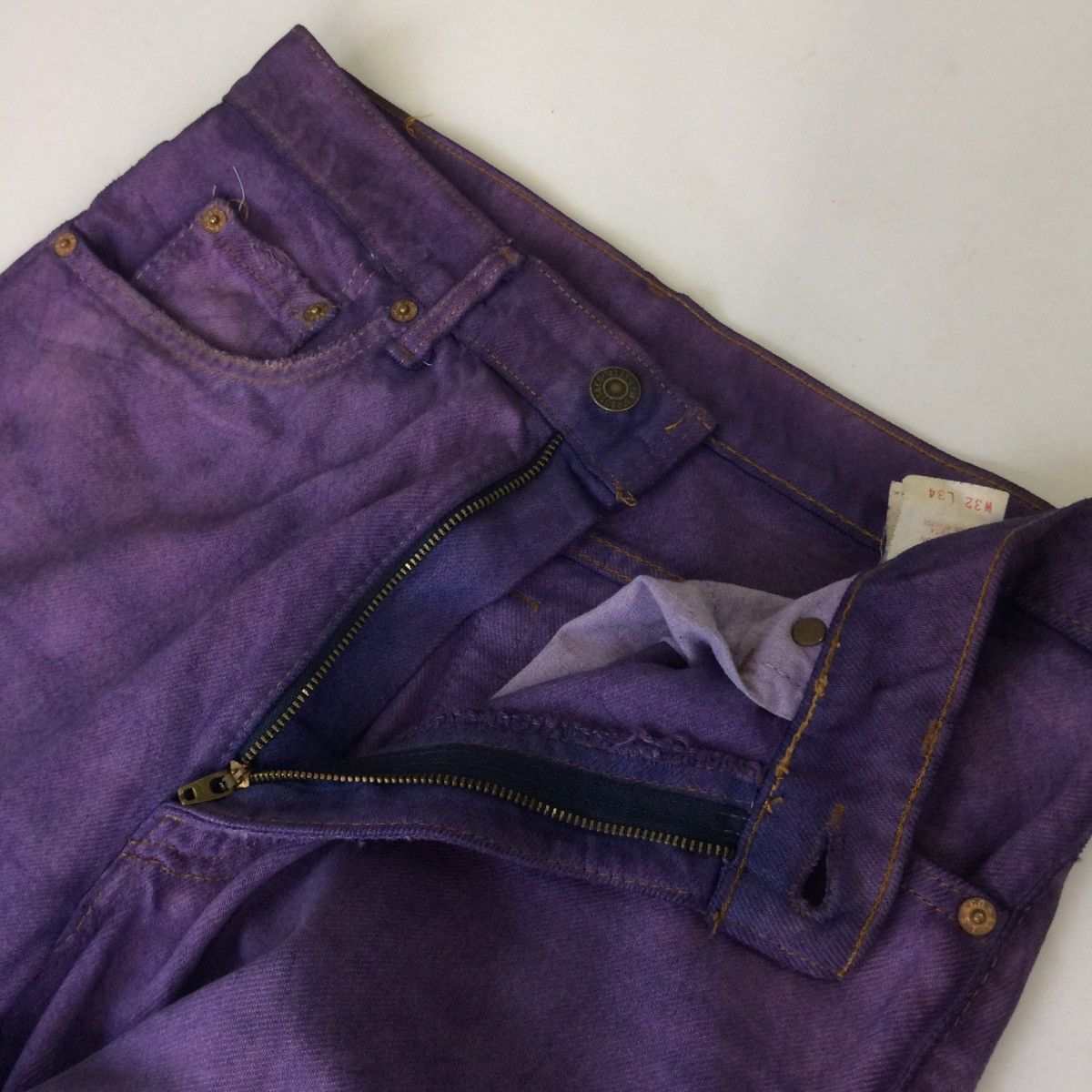 Levi's × Levi's Vintage Clothing × Vintage Offer 🔈90s Levi’s purple colour rare denim pants Size US 28 / EU 44 - 13 Thumbnail