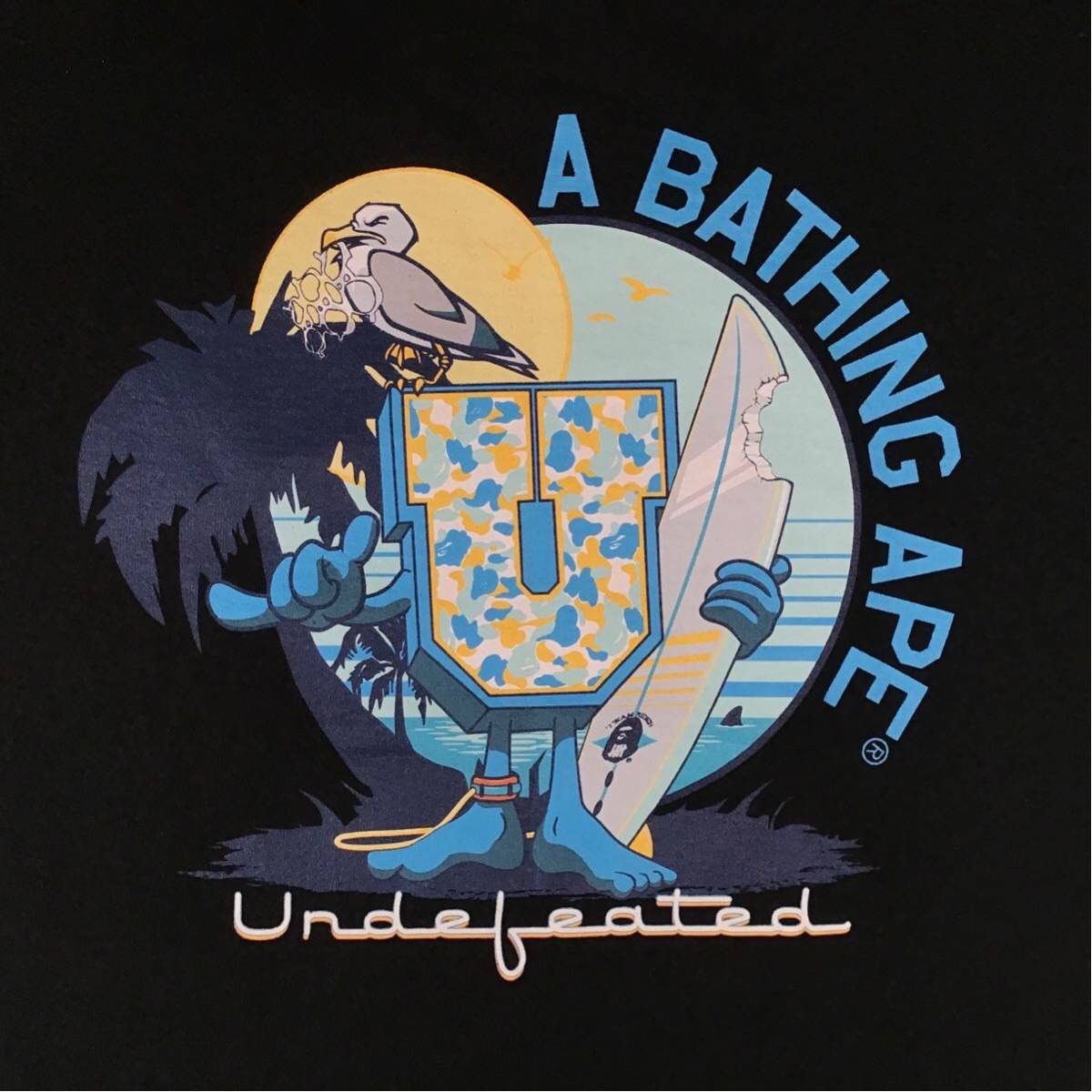 Bape × Undefeated BAPE × undefeated T-shirt black a bathing ape Size US S / EU 44-46 / 1 - 2 Thumbnail