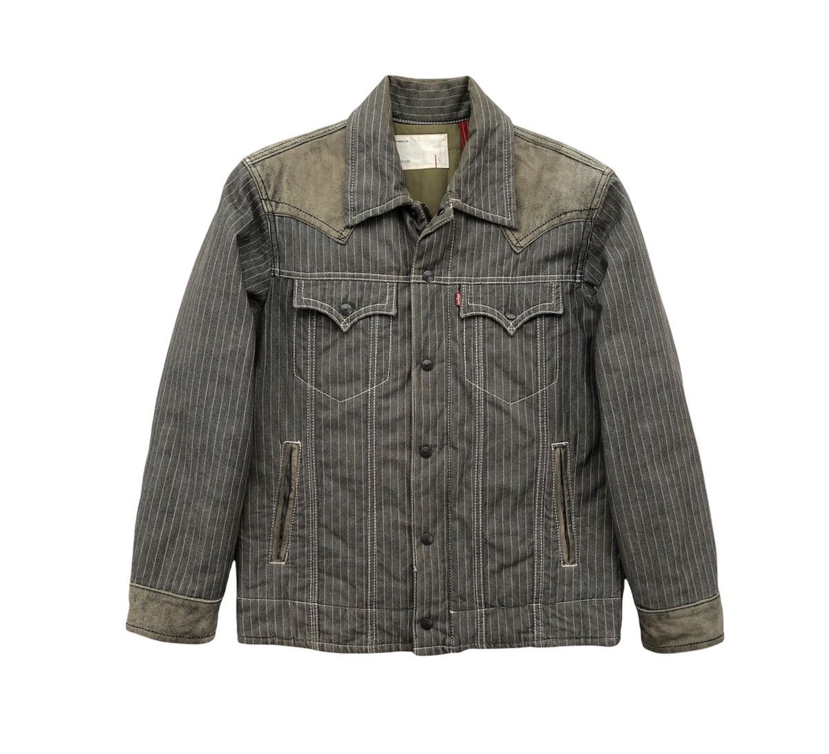 Levi's Vintage Clothing Levi's Redloop Patch Leather Jacket Size US L / EU 52-54 / 3 - 3 Thumbnail