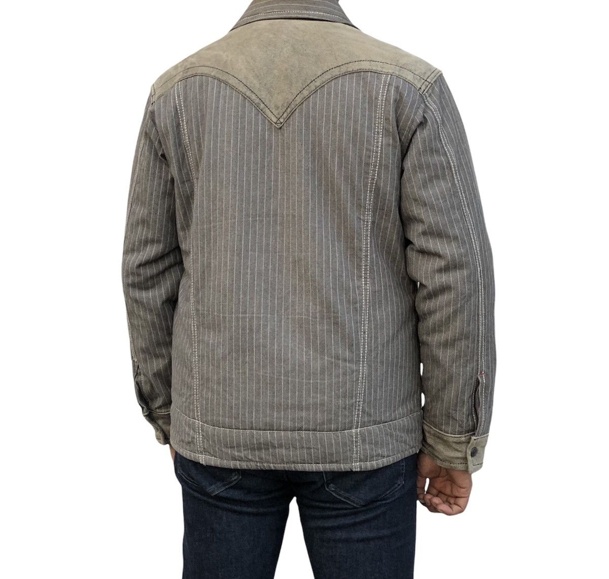 Levi's Vintage Clothing Levi's Redloop Patch Leather Jacket Size US L / EU 52-54 / 3 - 2 Thumbnail
