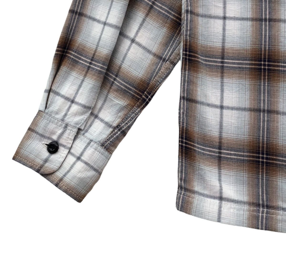 Neighborhood × Wtaps Wtaps Shadow Plaid Cotton Button Shirt Size US M / EU 48-50 / 2 - 11 Thumbnail