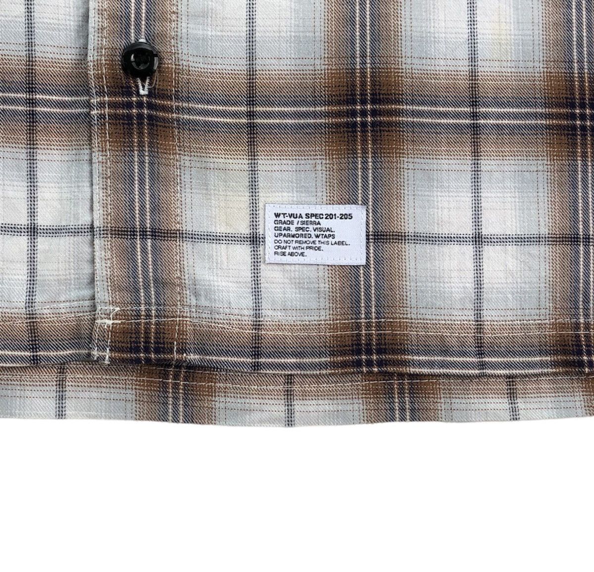 Neighborhood × Wtaps Wtaps Shadow Plaid Cotton Button Shirt Size US M / EU 48-50 / 2 - 7 Thumbnail