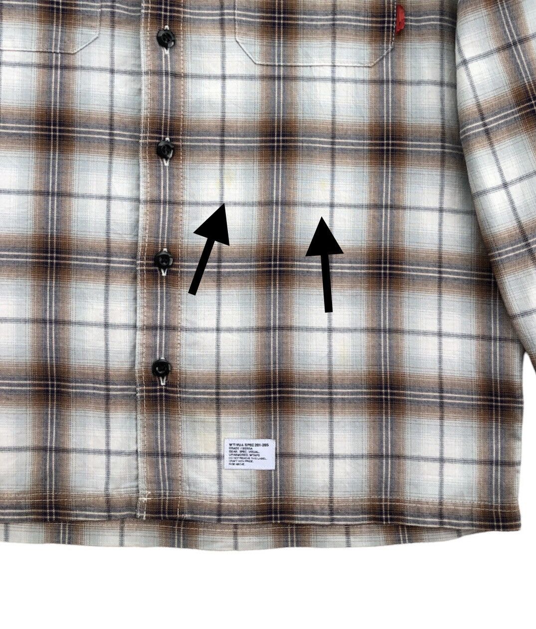 Neighborhood × Wtaps Wtaps Shadow Plaid Cotton Button Shirt Size US M / EU 48-50 / 2 - 20 Thumbnail