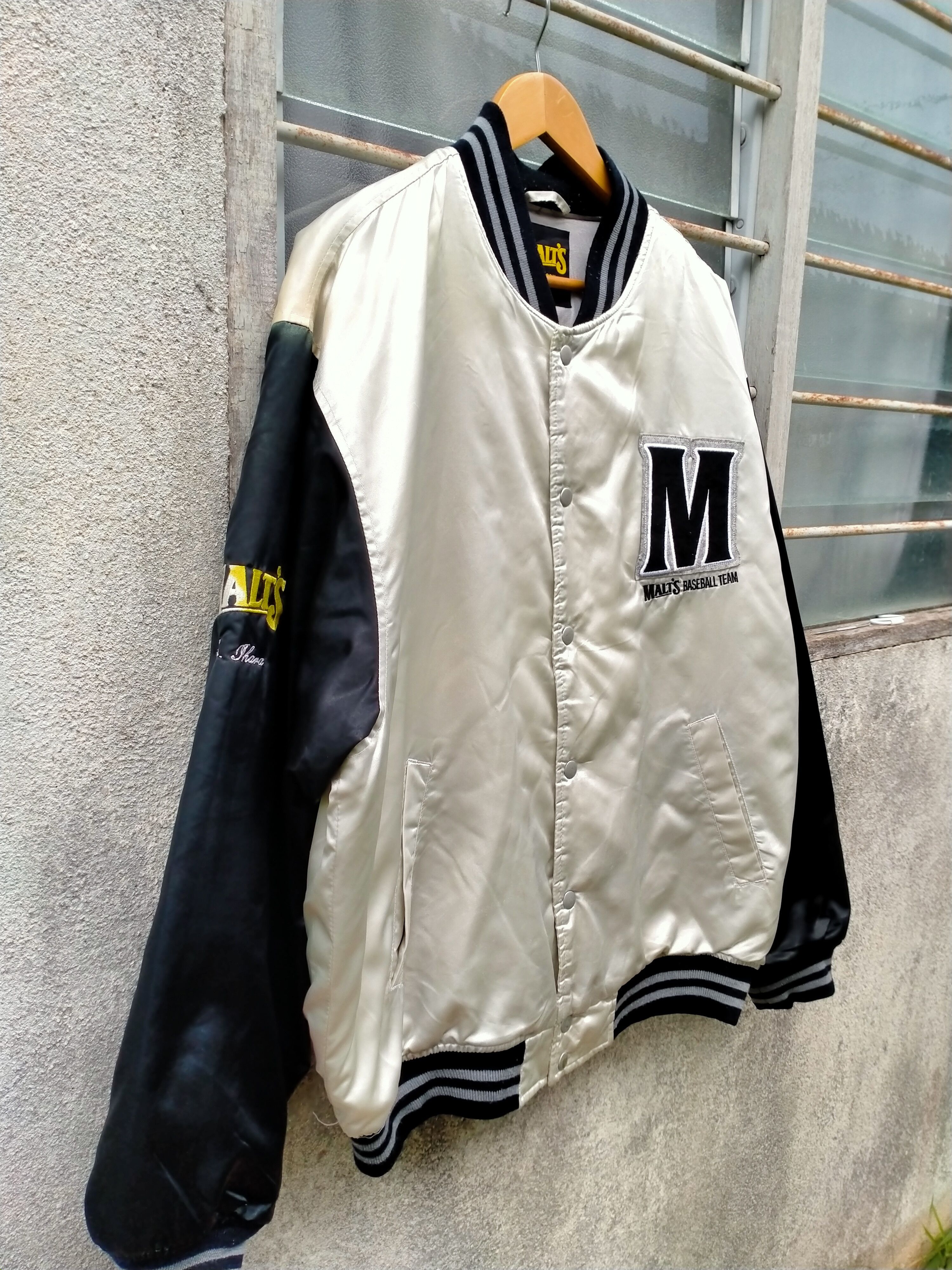 MLB ⚡️Light layer⚡️ Vintage Malts Suntory Satin Jacket Size US L / EU 52-54 / 3 - 4 Thumbnail