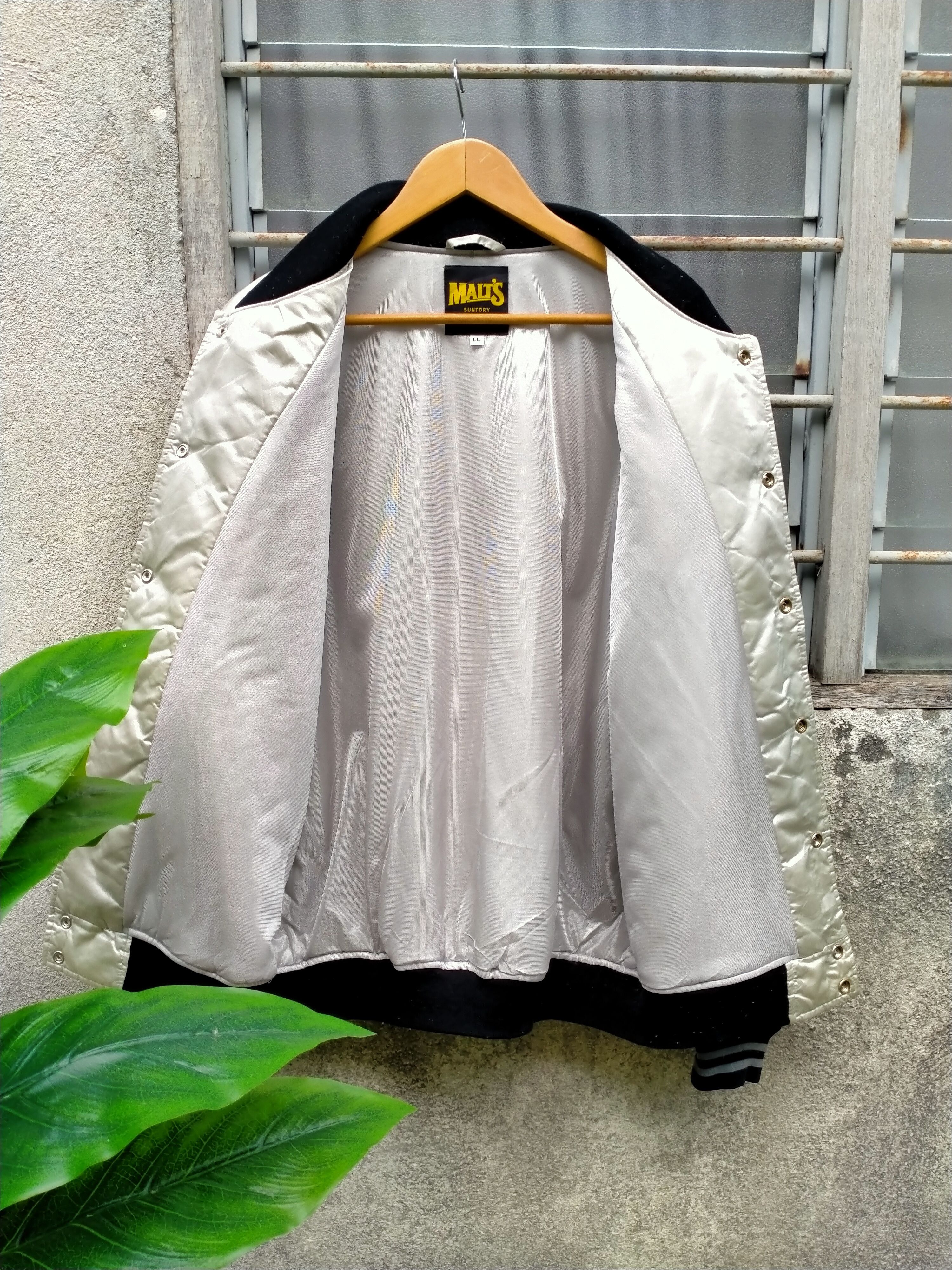 MLB ⚡️Light layer⚡️ Vintage Malts Suntory Satin Jacket Size US L / EU 52-54 / 3 - 5 Thumbnail