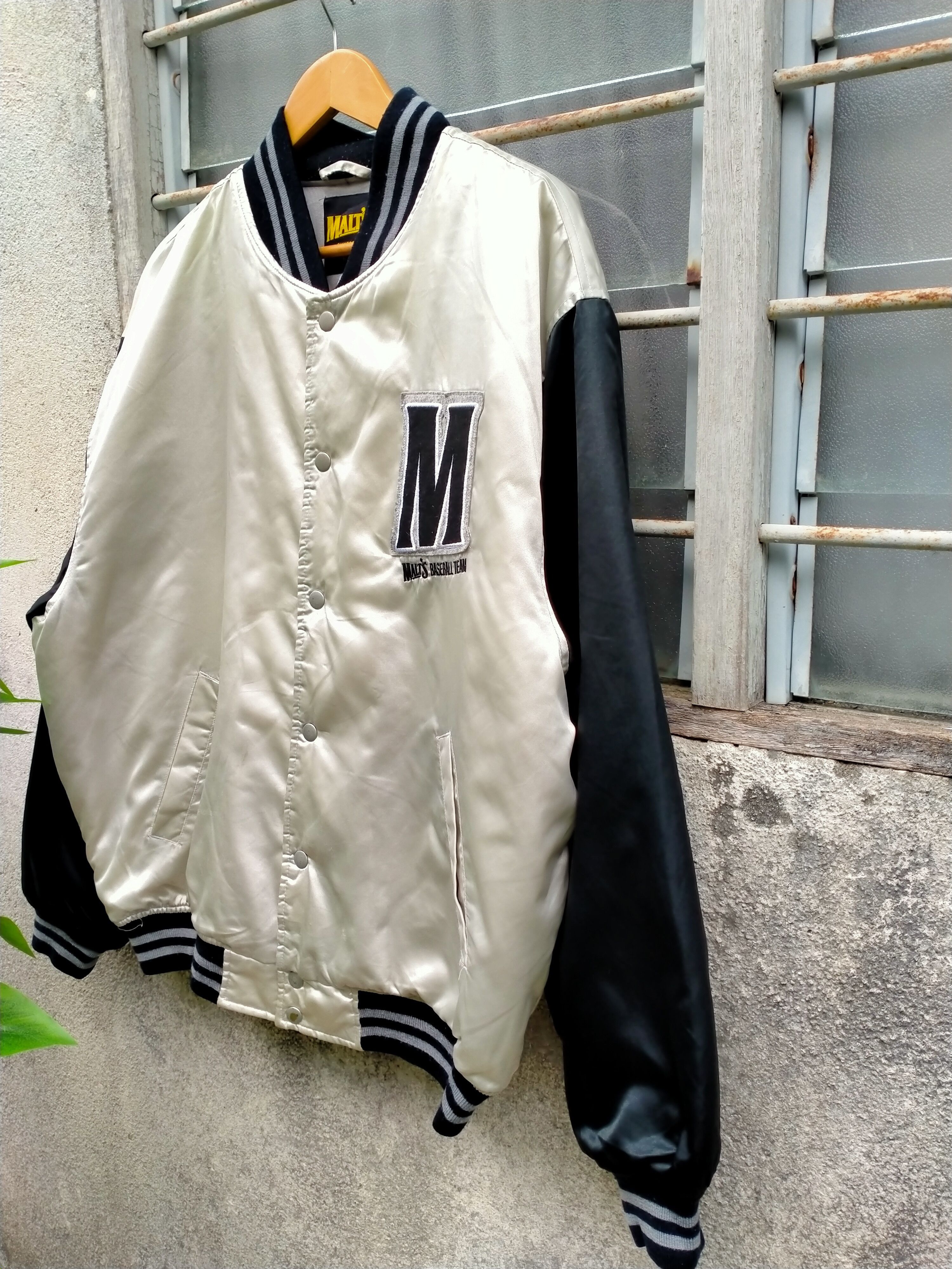 MLB ⚡️Light layer⚡️ Vintage Malts Suntory Satin Jacket Size US L / EU 52-54 / 3 - 3 Thumbnail