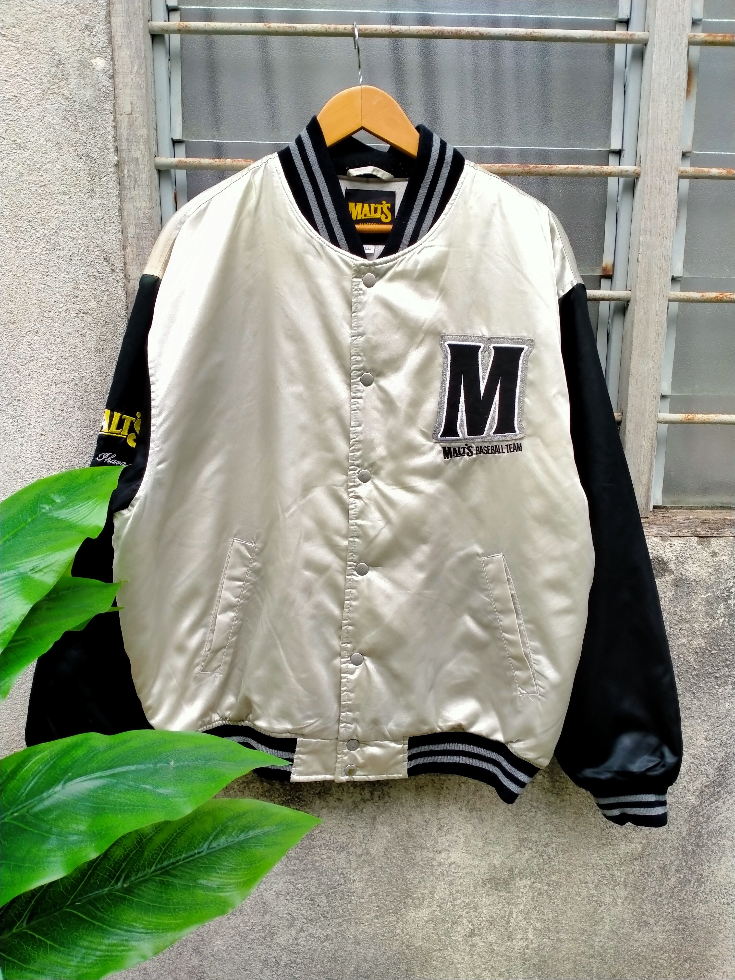 MLB ⚡️Light layer⚡️ Vintage Malts Suntory Satin Jacket Size US L / EU 52-54 / 3 - 1 Thumbnail