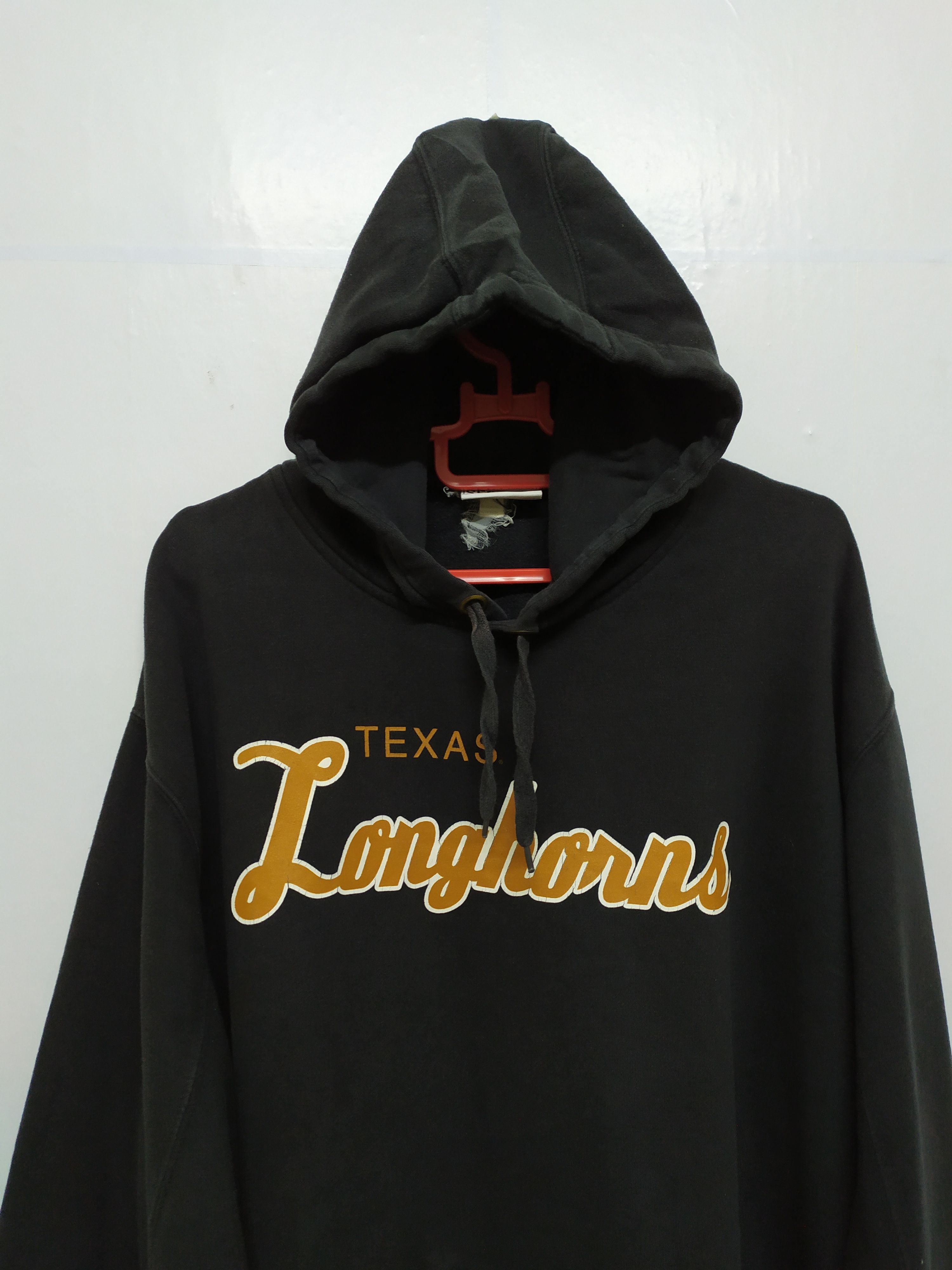 Majestic VINTAGE TEXAS LONGHORNS SWEATSHIRT HOODIE BIG LOGO Size US XXL / EU 58 / 5 - 2 Thumbnail