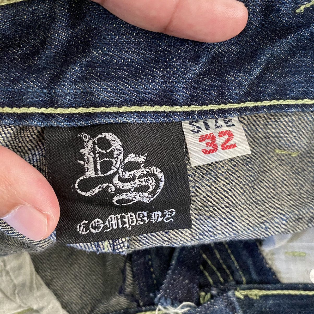 Japanese Brand Karakuri Style DS Co Dragon Embroidered Tattoo Sukajan Jeans Size US 32 / EU 48 - 20 Thumbnail
