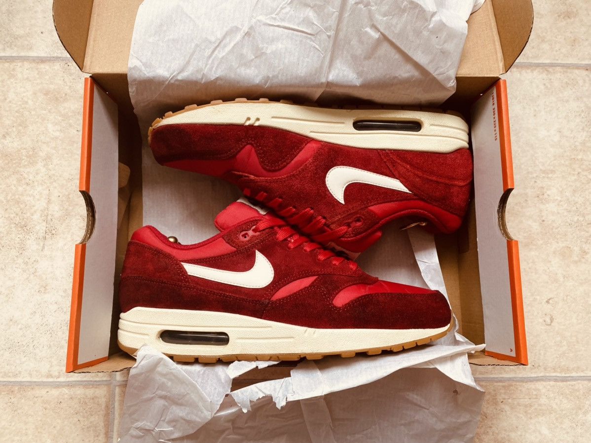 Nike × Parra × Patta NikeLab Air Max 1 Gym Red 2014 Supreme Bw Fragment Clot ACG Size US 10 / EU 43 - 5 Thumbnail