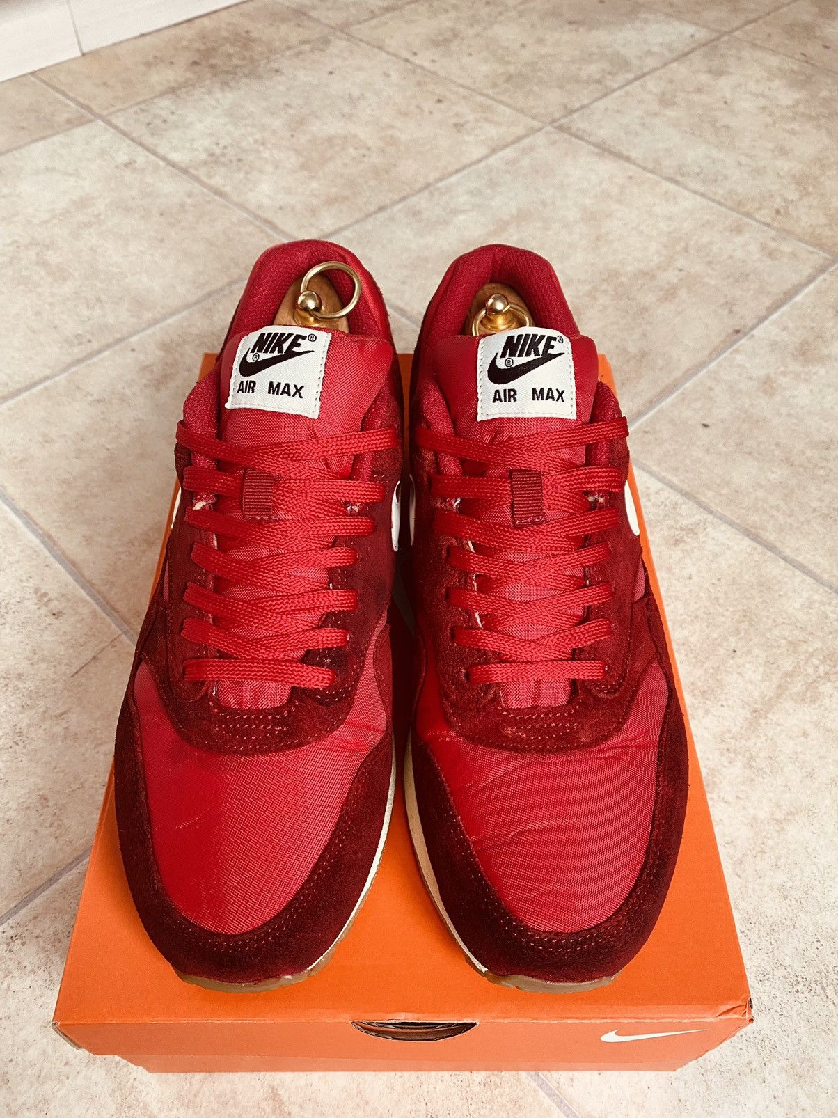Nike × Parra × Patta NikeLab Air Max 1 Gym Red 2014 Supreme Bw Fragment Clot ACG Size US 10 / EU 43 - 11 Thumbnail