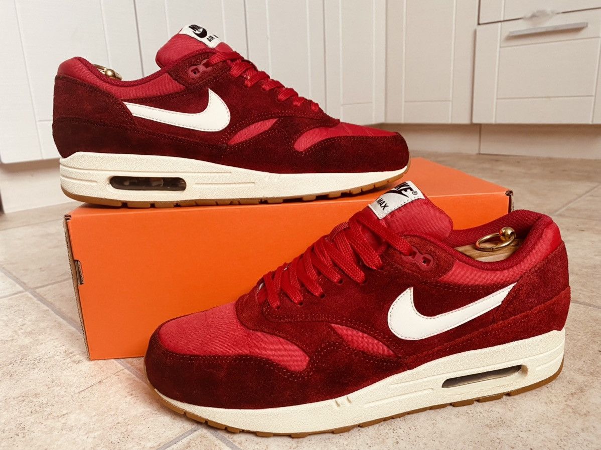 Nike × Parra × Patta NikeLab Air Max 1 Gym Red 2014 Supreme Bw Fragment Clot ACG Size US 10 / EU 43 - 2 Thumbnail