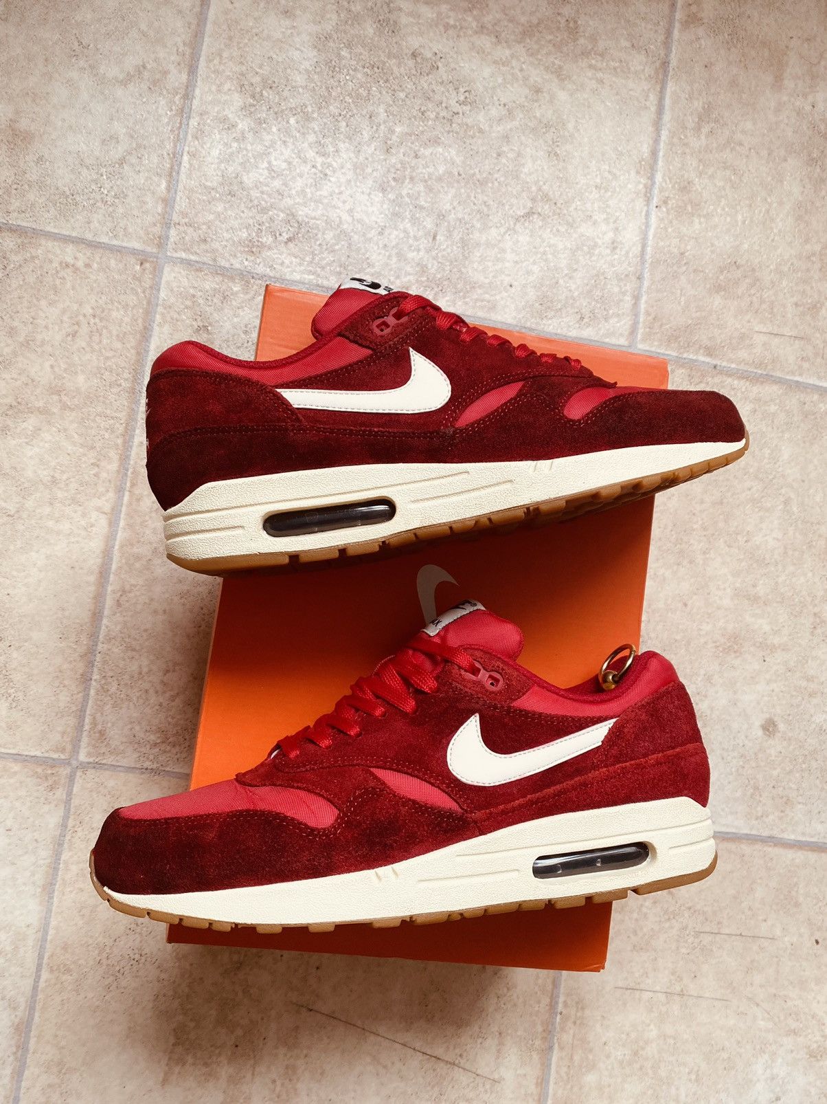 Nike × Parra × Patta NikeLab Air Max 1 Gym Red 2014 Supreme Bw Fragment Clot ACG Size US 10 / EU 43 - 4 Thumbnail