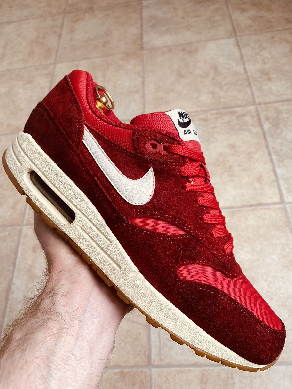 Nike × Parra × Patta NikeLab Air Max 1 Gym Red 2014 Supreme Bw Fragment Clot ACG Size US 10 / EU 43 - 3 Thumbnail