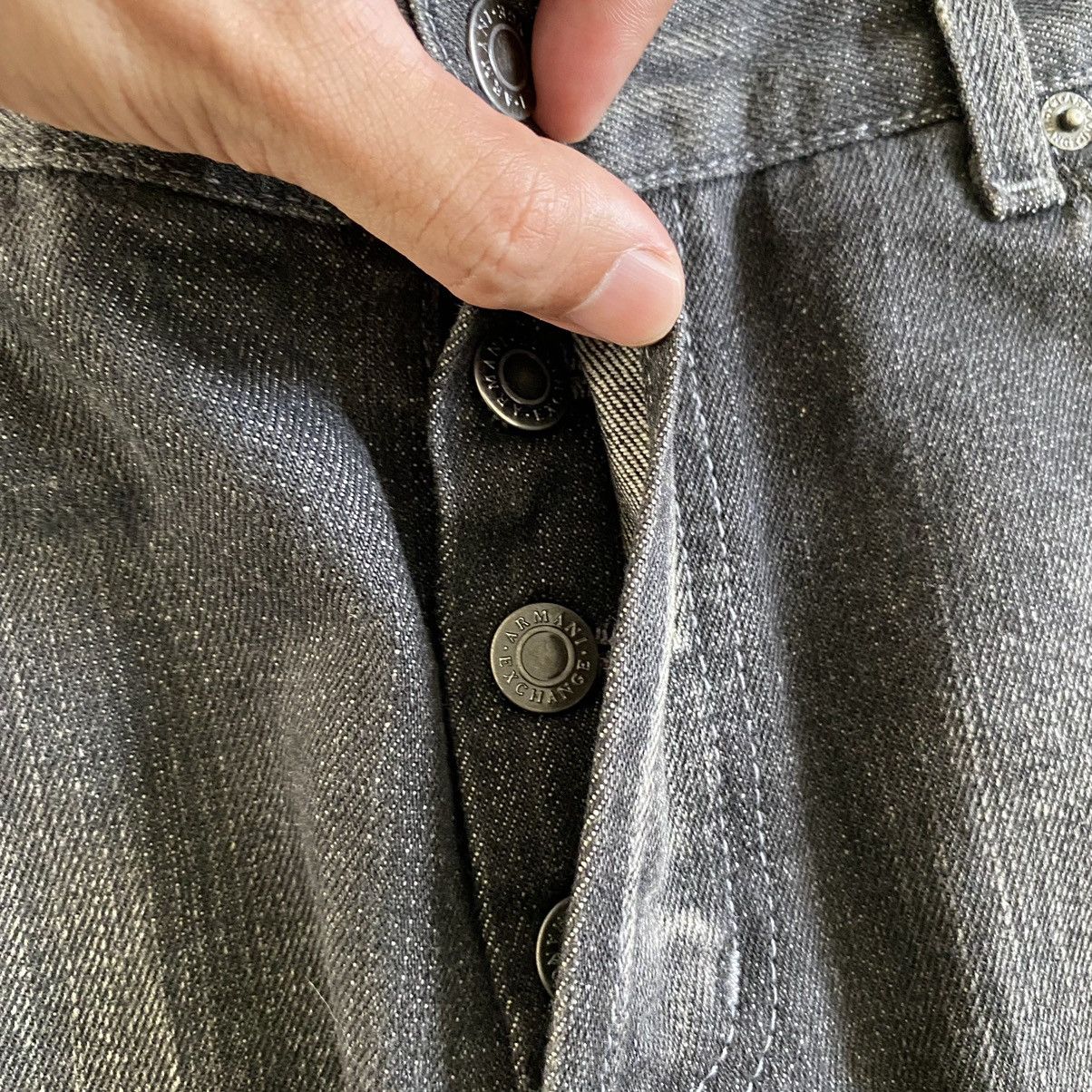 Armani Exchange × Vintage Vintage Armani Exchange Washed Black Bootcut Denim Jeans Size US 32 / EU 48 - 8 Thumbnail