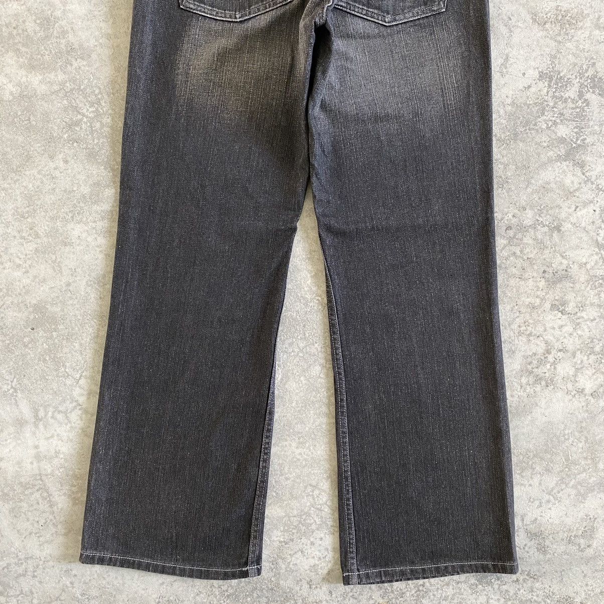 Armani Exchange × Vintage Vintage Armani Exchange Washed Black Bootcut Denim Jeans Size US 32 / EU 48 - 14 Thumbnail