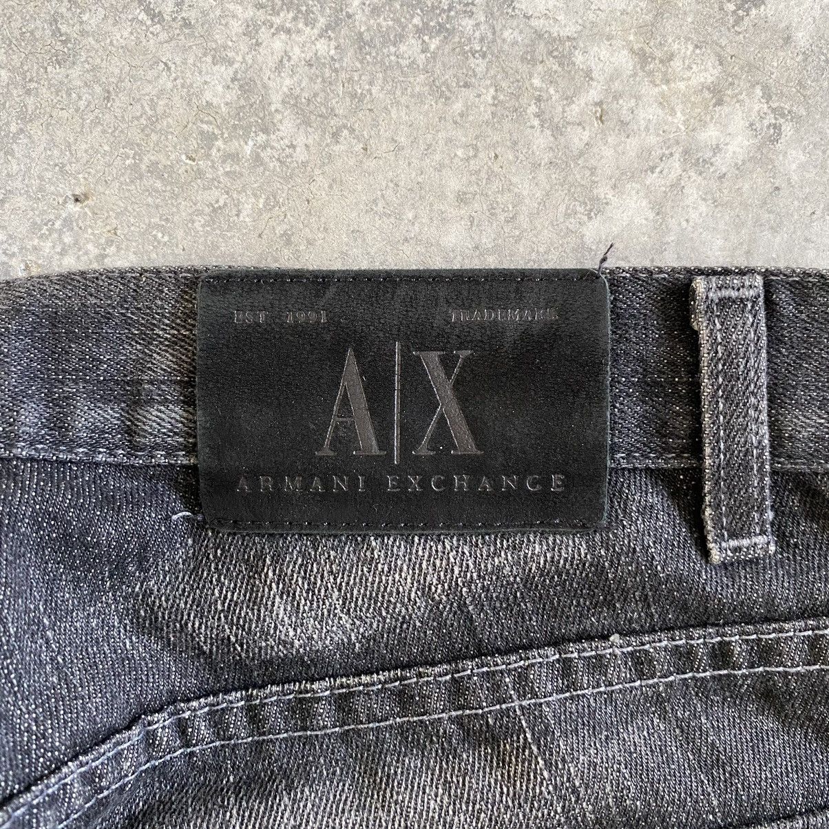 Armani Exchange × Vintage Vintage Armani Exchange Washed Black Bootcut Denim Jeans Size US 32 / EU 48 - 18 Thumbnail