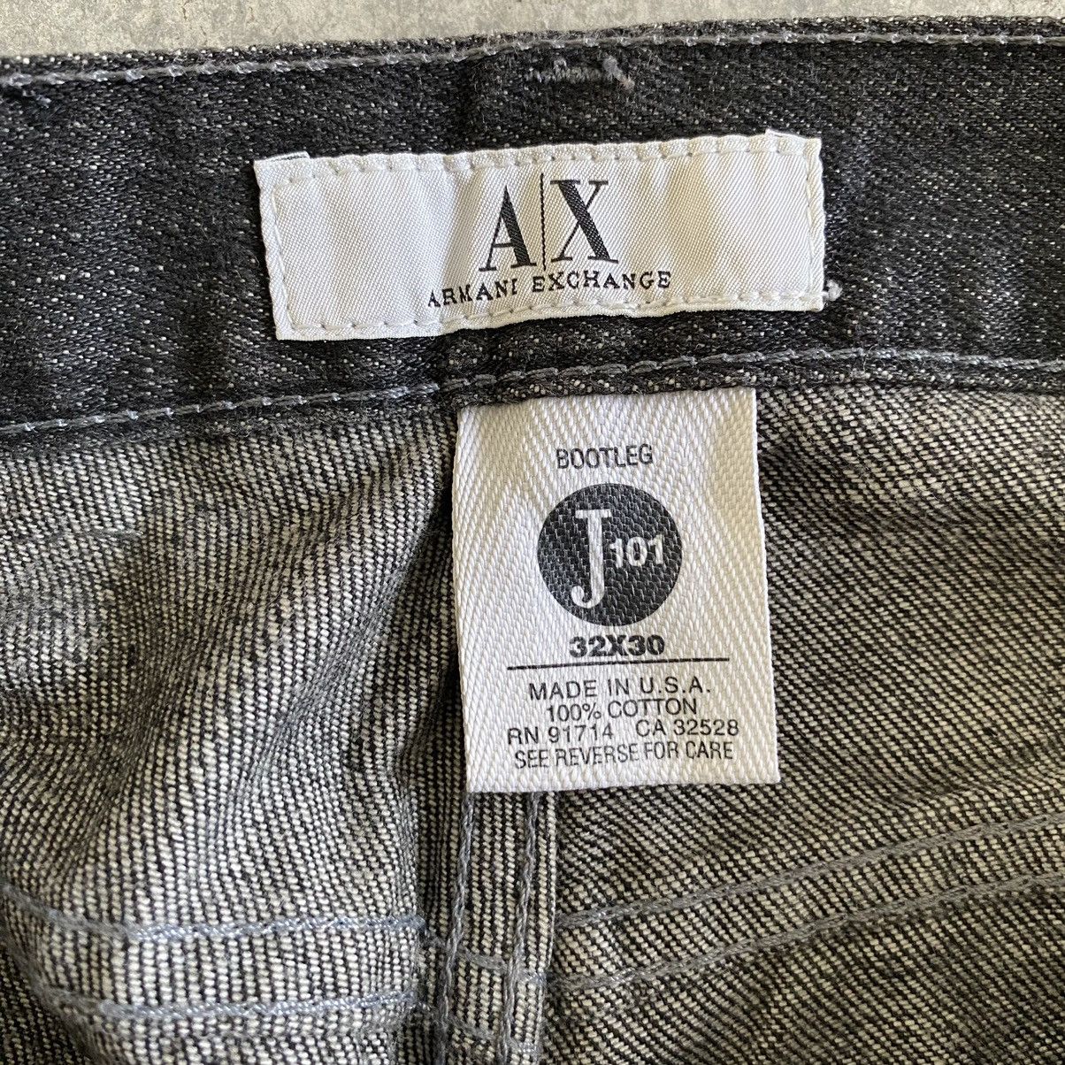 Armani Exchange × Vintage Vintage Armani Exchange Washed Black Bootcut Denim Jeans Size US 32 / EU 48 - 19 Thumbnail