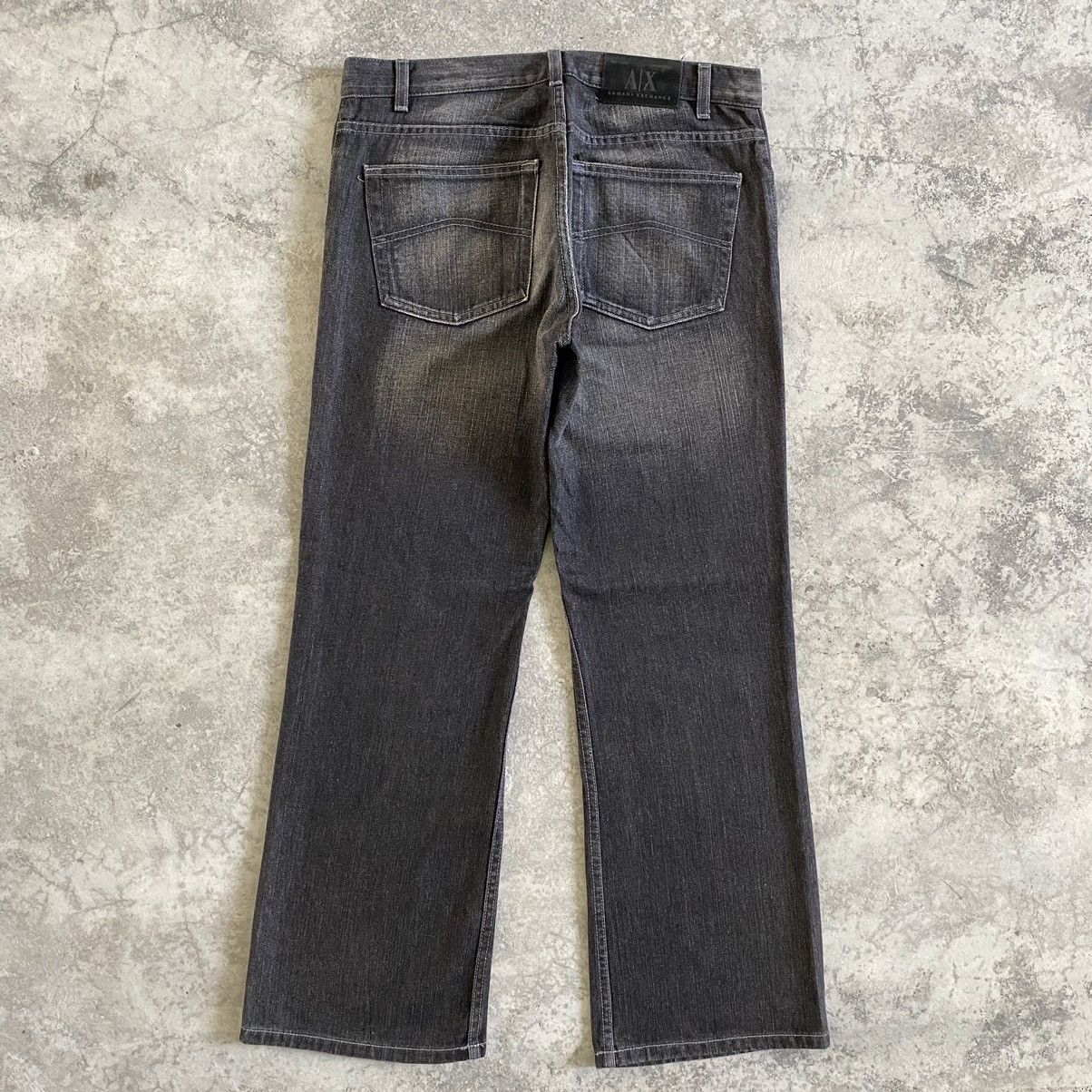 Armani Exchange × Vintage Vintage Armani Exchange Washed Black Bootcut Denim Jeans Size US 32 / EU 48 - 12 Thumbnail