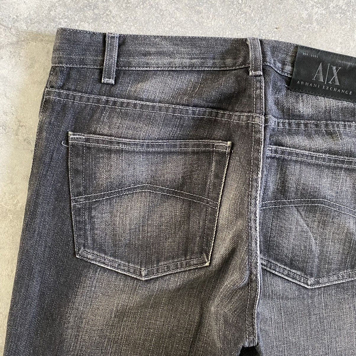 Armani Exchange × Vintage Vintage Armani Exchange Washed Black Bootcut Denim Jeans Size US 32 / EU 48 - 17 Thumbnail