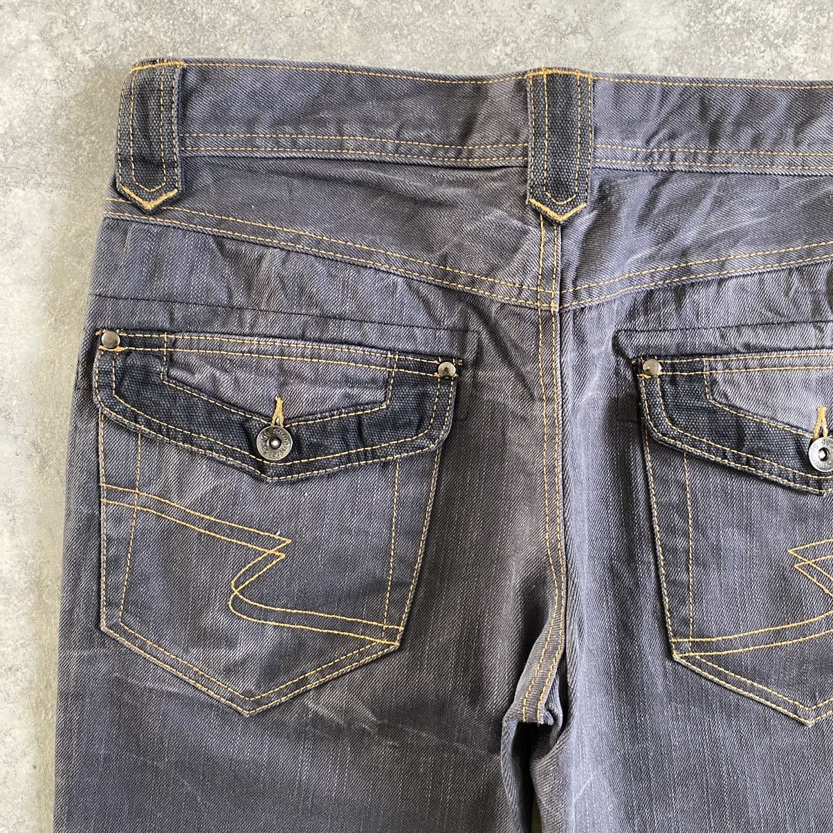 Japanese Brand × semanticdesign Semantic Design Japan Spiral Cut Flared Jeans Size US 31 - 17 Thumbnail
