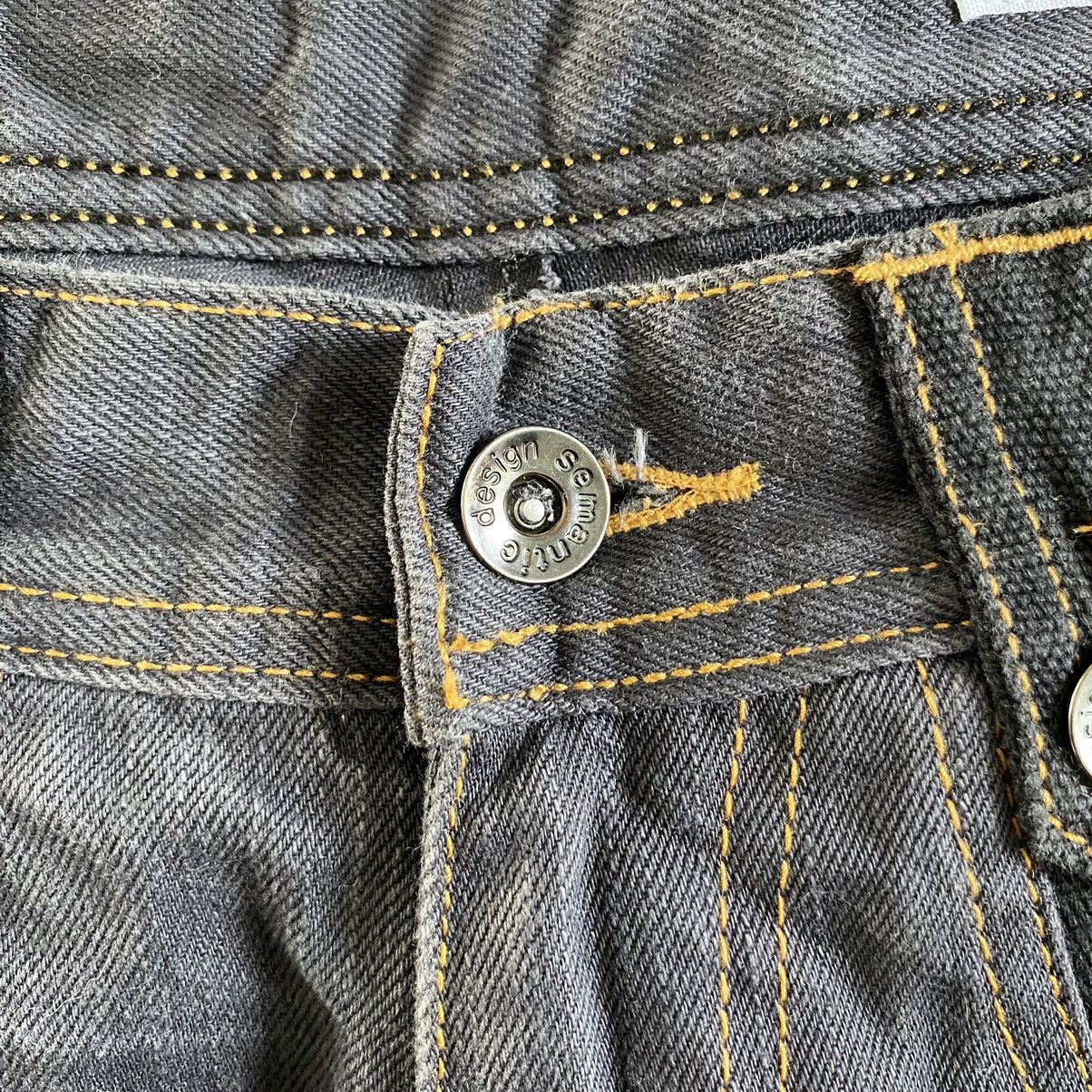 Japanese Brand × semanticdesign Semantic Design Japan Spiral Cut Flared Jeans Size US 31 - 9 Thumbnail