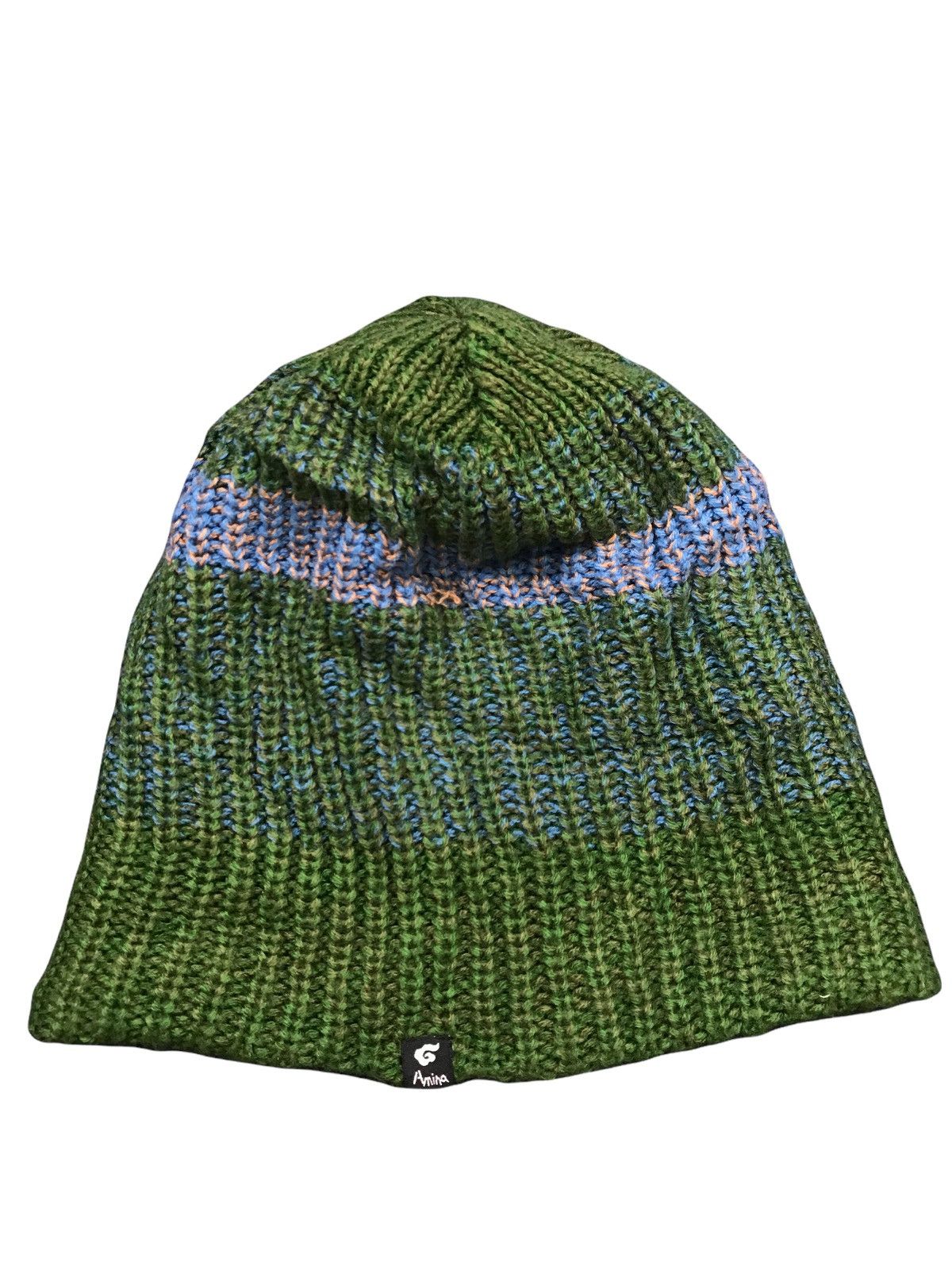 image of Anima Knit Beanie in Green, Men's