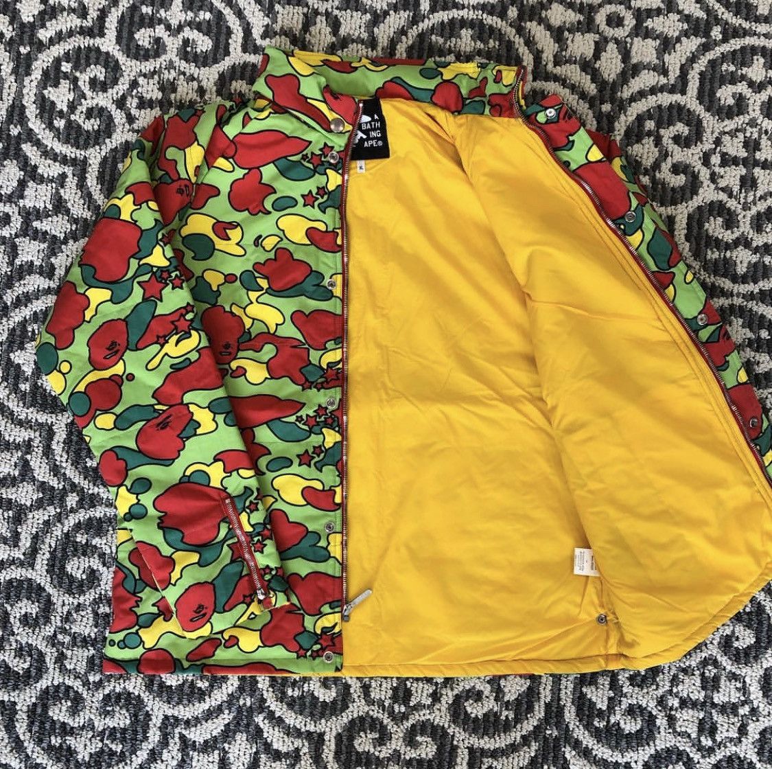 Bape × Vintage OG Bape Psyche Star Camo Jacket Size US XL / EU 56 / 4 - 3 Thumbnail