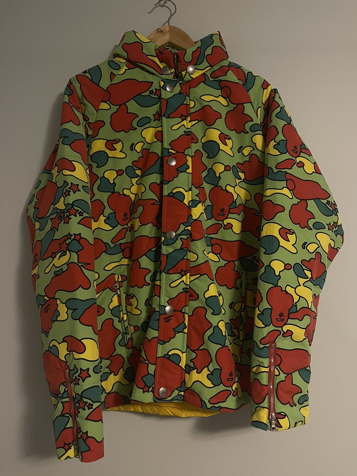 Bape × Vintage OG Bape Psyche Star Camo Jacket Size US XL / EU 56 / 4 - 2 Thumbnail