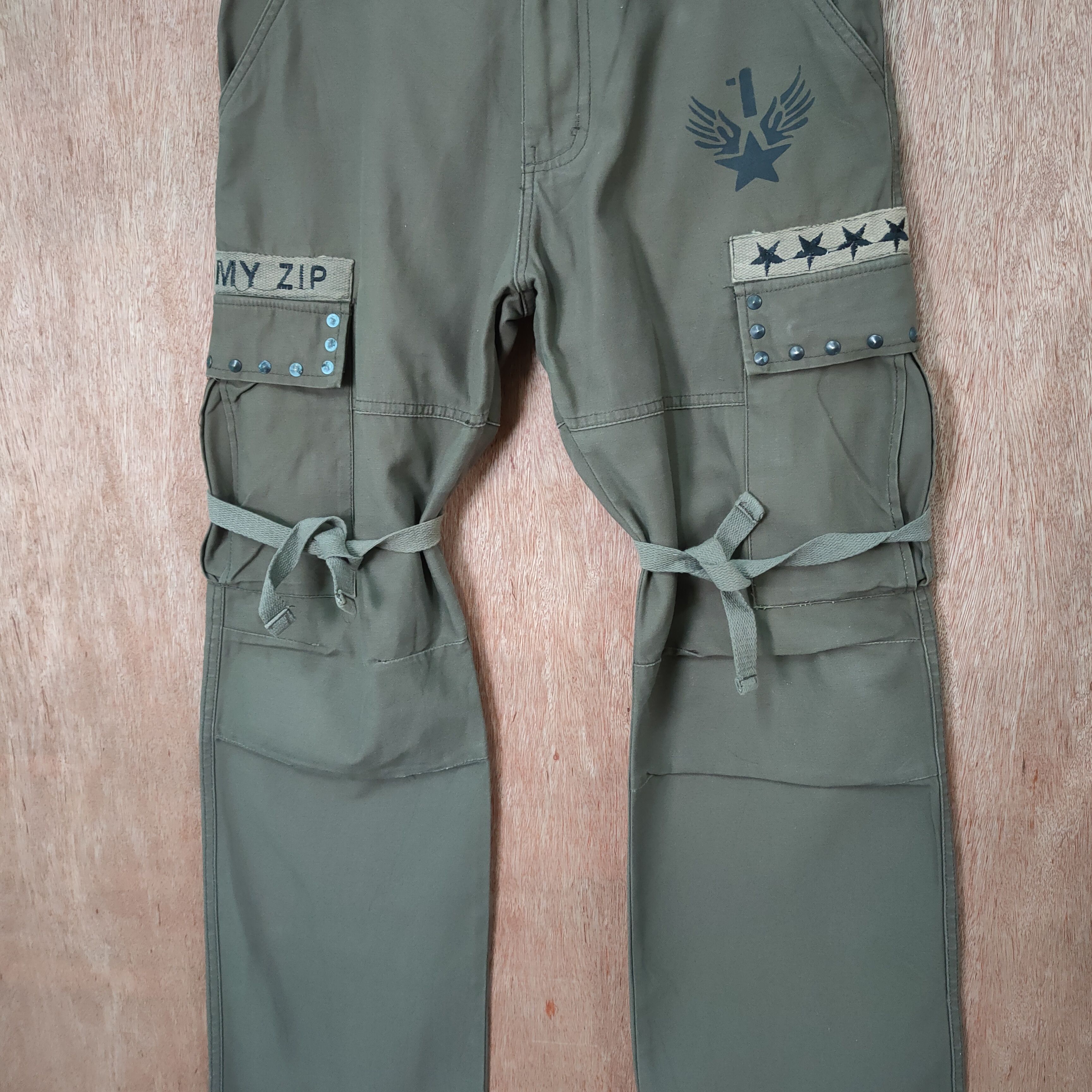 Vintage VINTAGE NIGEL BONDAGE CARGO PANTS/ PARACHUTE PANTS Size US 32 / EU 48 - 11 Thumbnail