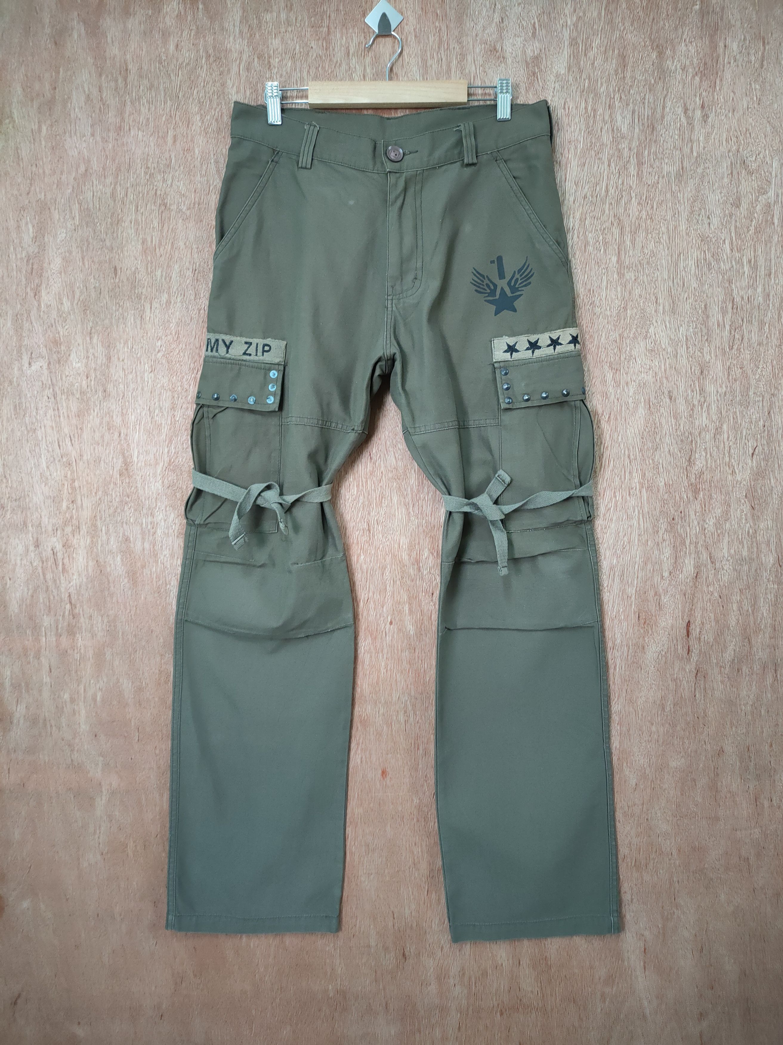 Vintage VINTAGE NIGEL BONDAGE CARGO PANTS/ PARACHUTE PANTS Size US 32 / EU 48 - 1 Thumbnail