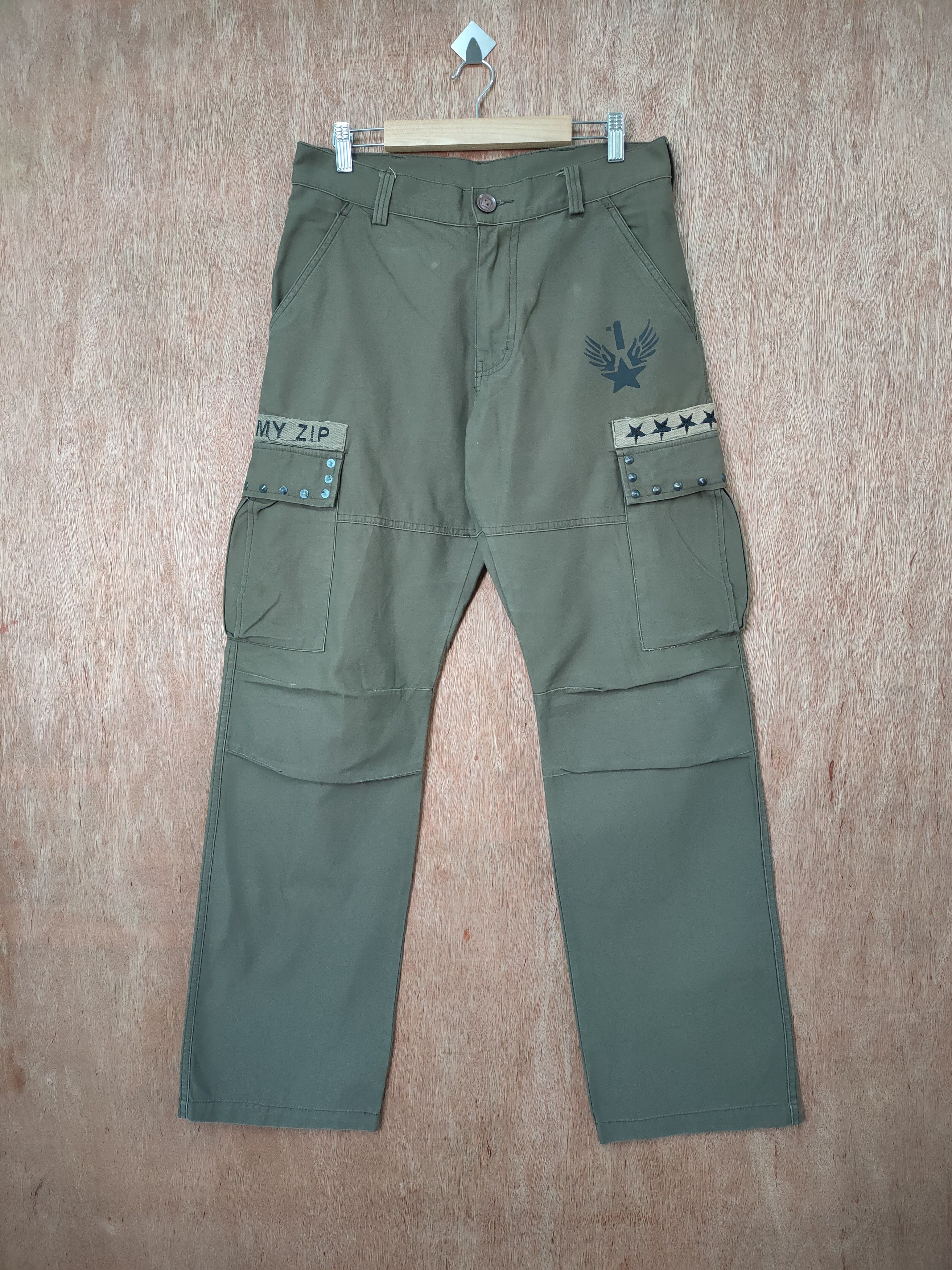 Vintage VINTAGE NIGEL BONDAGE CARGO PANTS/ PARACHUTE PANTS Size US 32 / EU 48 - 4 Thumbnail