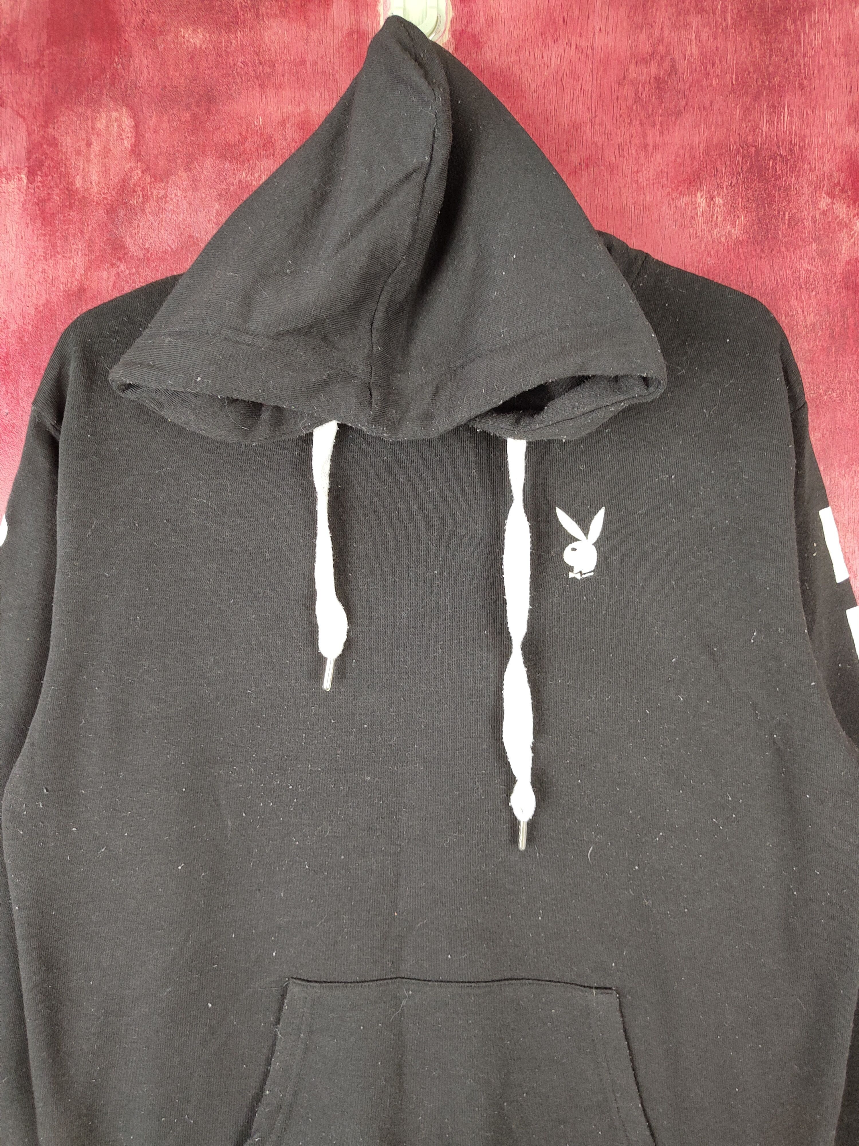 Japanese Brand × Playboy Playboy Black Hoodie Sweatshirt #5334 Size US L / EU 52-54 / 3 - 2 Thumbnail