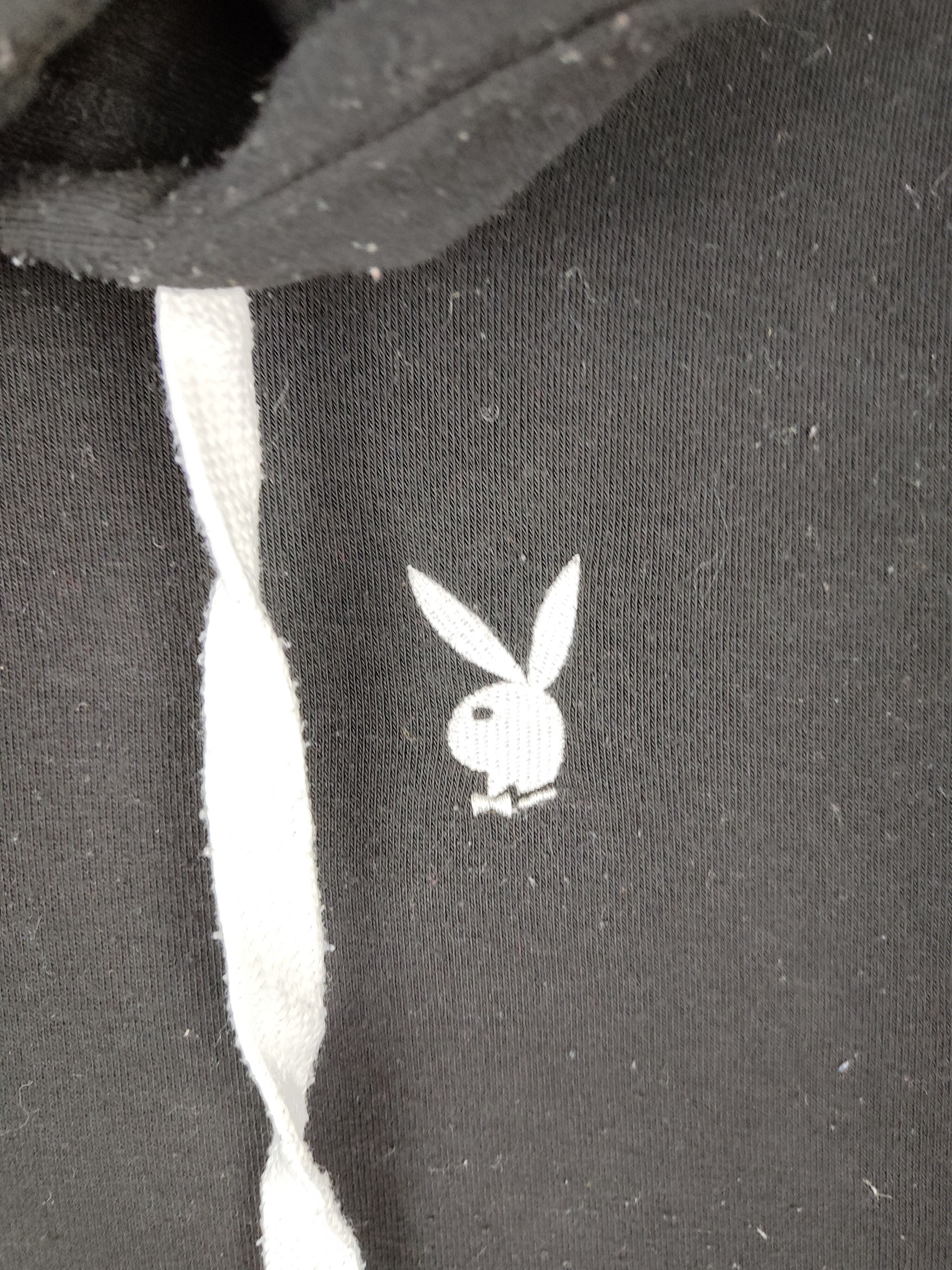 Japanese Brand × Playboy Playboy Black Hoodie Sweatshirt #5334 Size US L / EU 52-54 / 3 - 3 Thumbnail