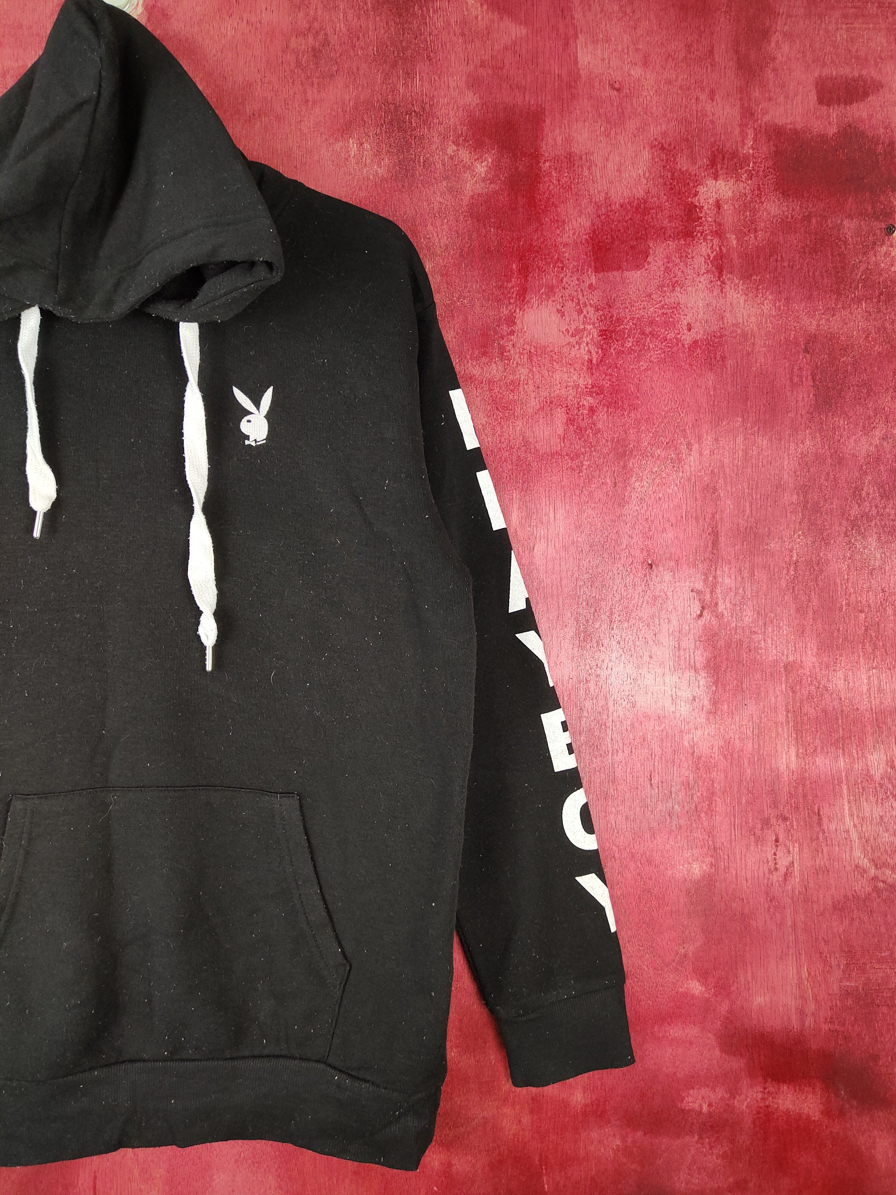 Japanese Brand × Playboy Playboy Black Hoodie Sweatshirt #5334 Size US L / EU 52-54 / 3 - 7 Thumbnail