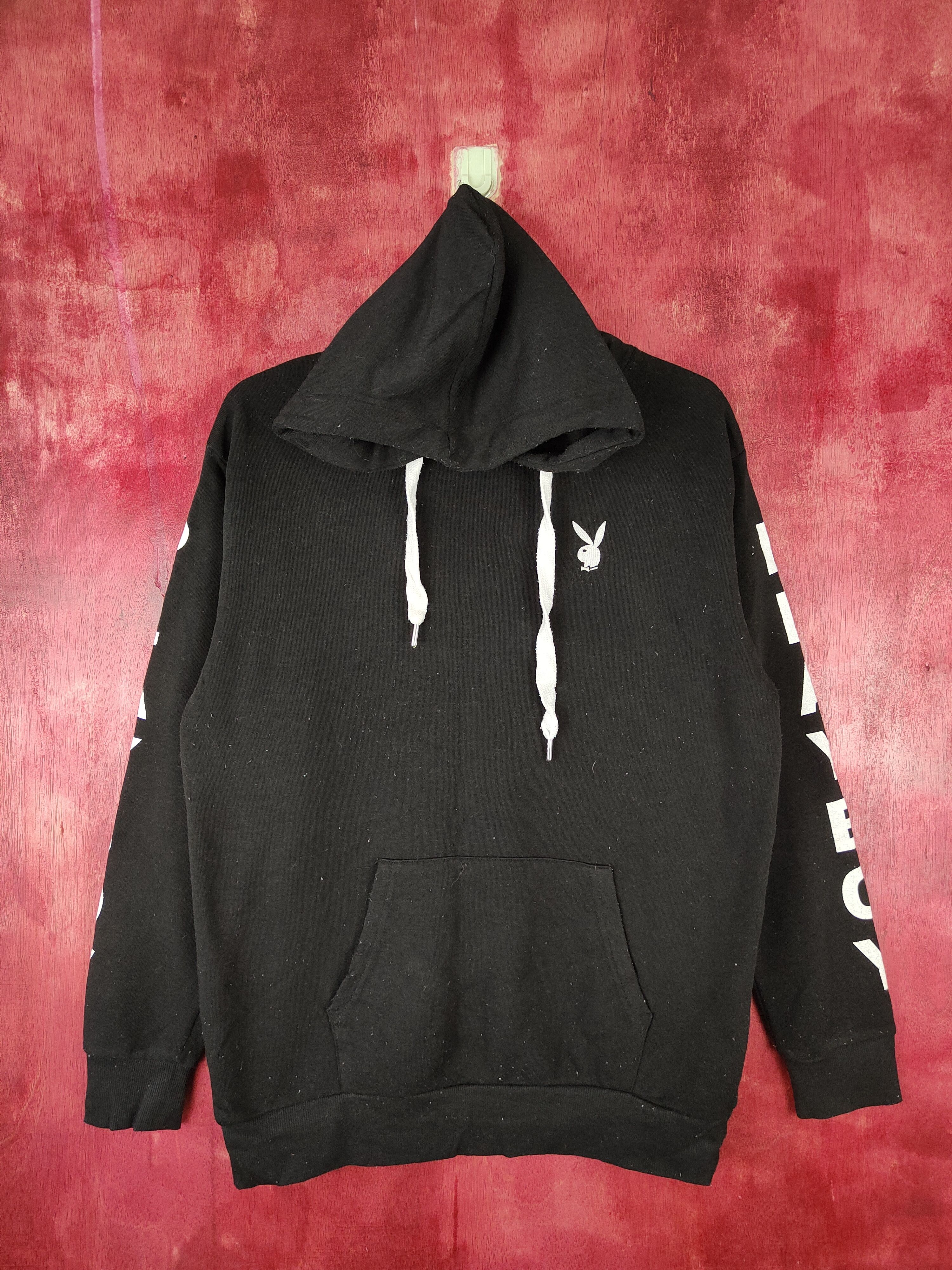 Japanese Brand × Playboy Playboy Black Hoodie Sweatshirt #5334 Size US L / EU 52-54 / 3 - 1 Thumbnail