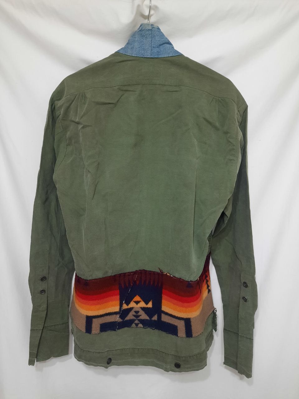 Greg Lauren PATCHWORK ARMY KIMONO NAVAJO BORO Studio Size US M / EU 48-50 / 2 - 2 Thumbnail