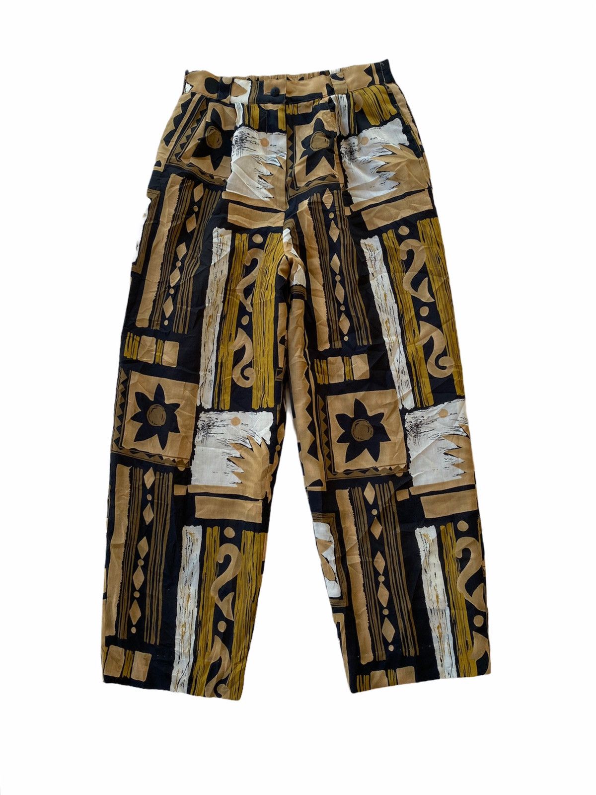 Burberry 🔥RARE‼️ Burberry Iconic Paisley Bandana Print Casual Pants Size 27" / US 4 / IT 40 - 1 Thumbnail