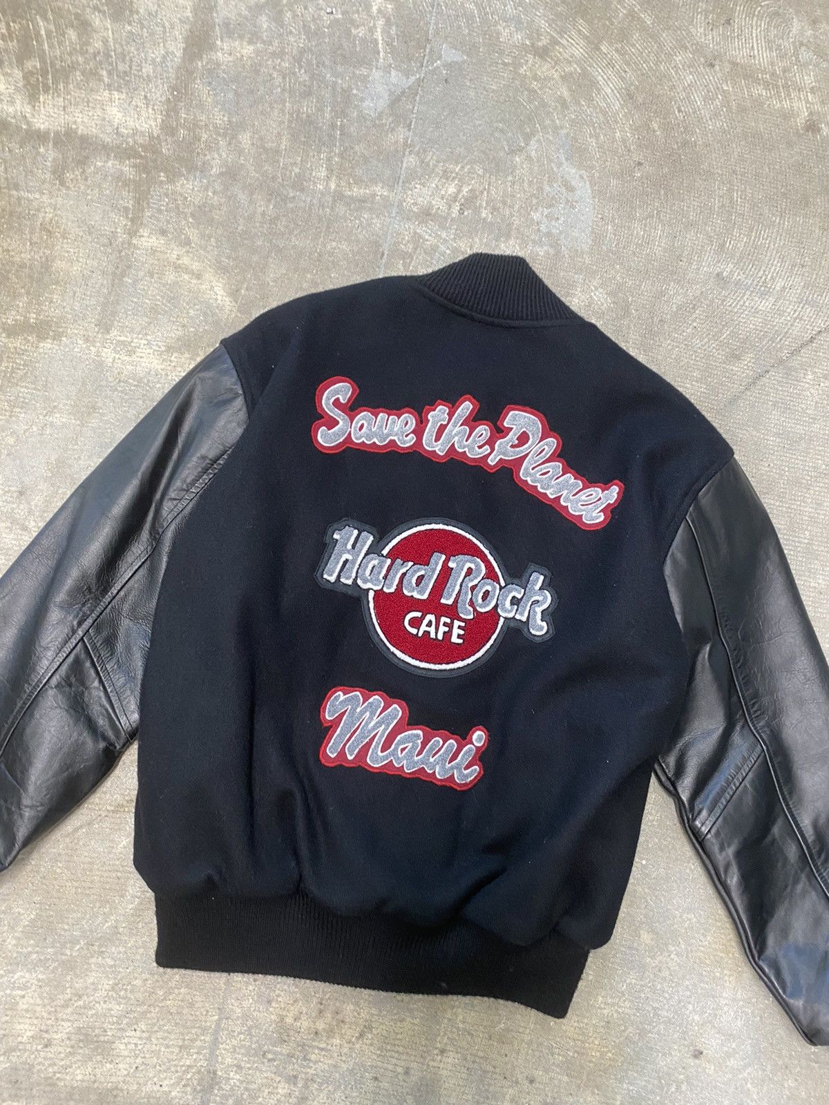 Hard Rock Cafe Vintage 90’s Hard Rock Cafe Maui Letterman Jacket Size US L / EU 52-54 / 3 - 1 Thumbnail