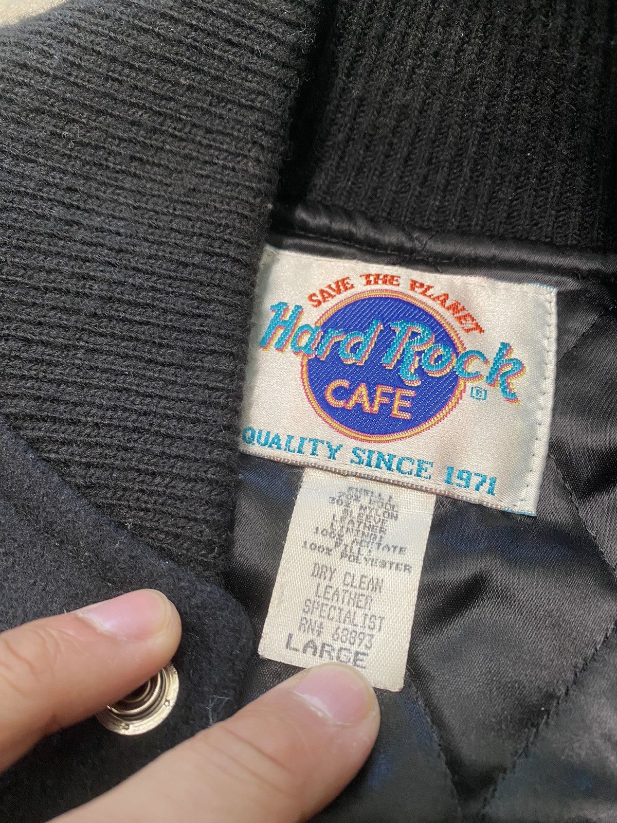 Hard Rock Cafe Vintage 90’s Hard Rock Cafe Maui Letterman Jacket Size US L / EU 52-54 / 3 - 7 Thumbnail