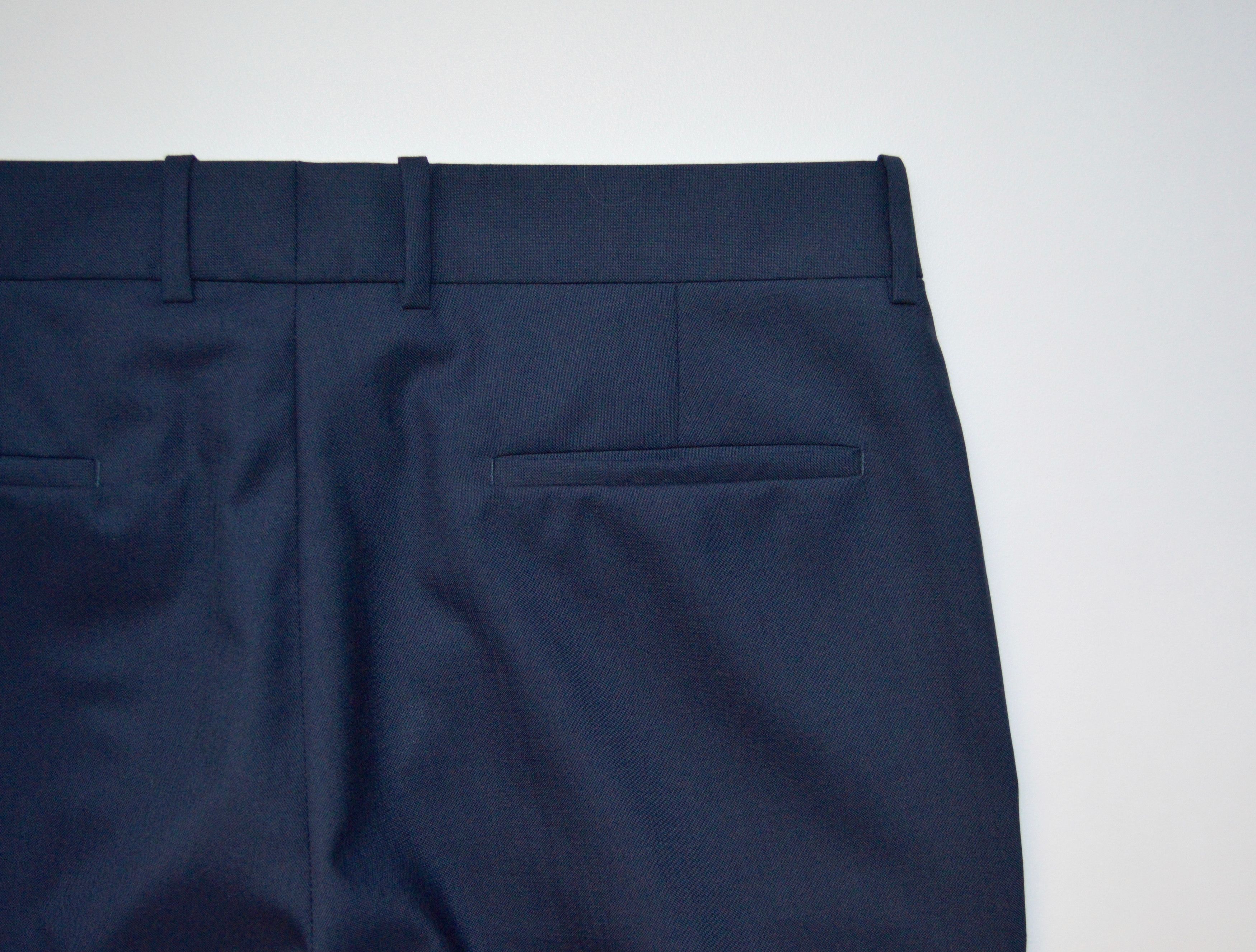 Maison Margiela S/S 18 Straight Leg Blue Wool Trousers Size US 34 / EU 50 - 9 Thumbnail