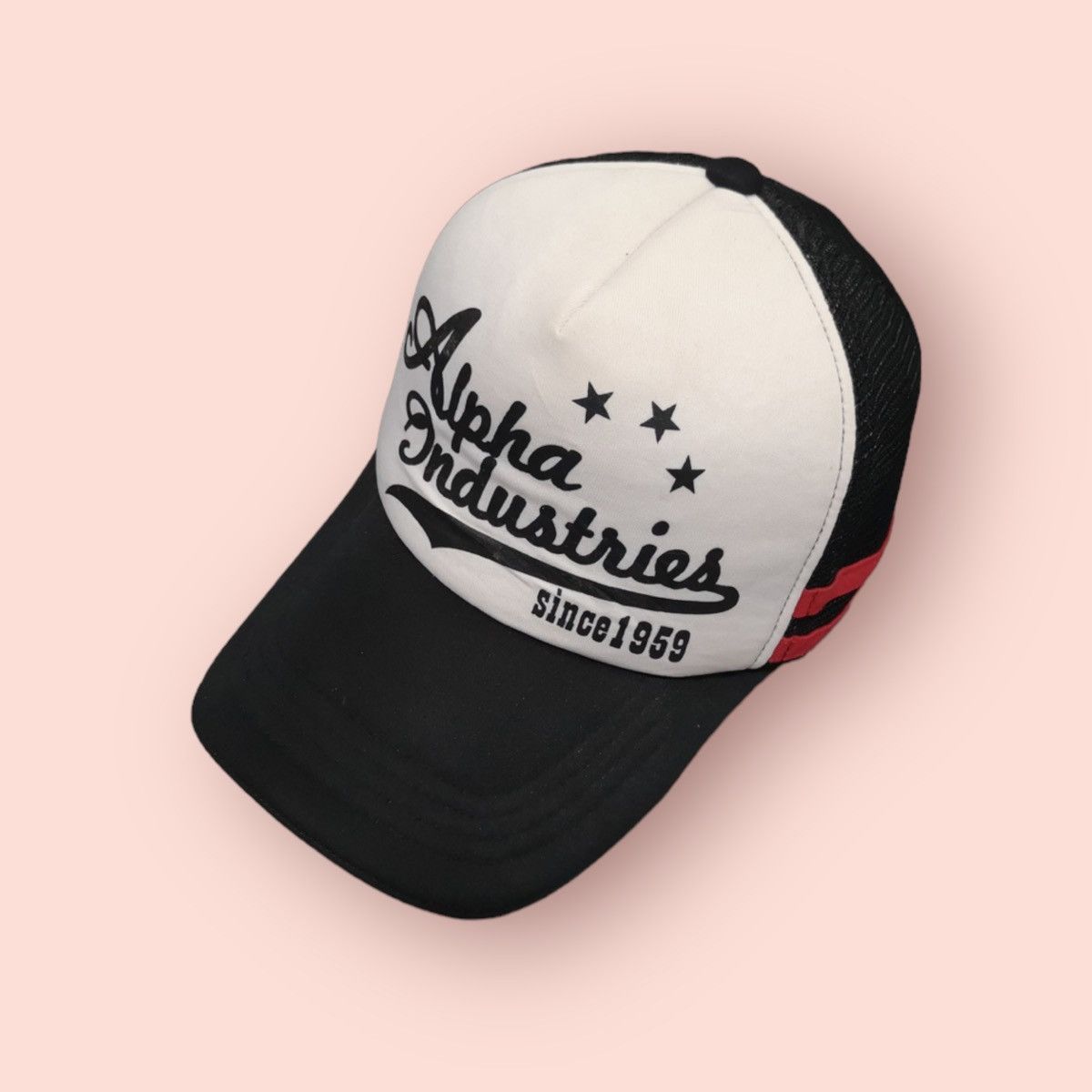 Alpha Industries ALPHA INDUSTRIES 2 STRIPES TRUCKER SNAPBACK Size ONE SIZE - 2 Thumbnail