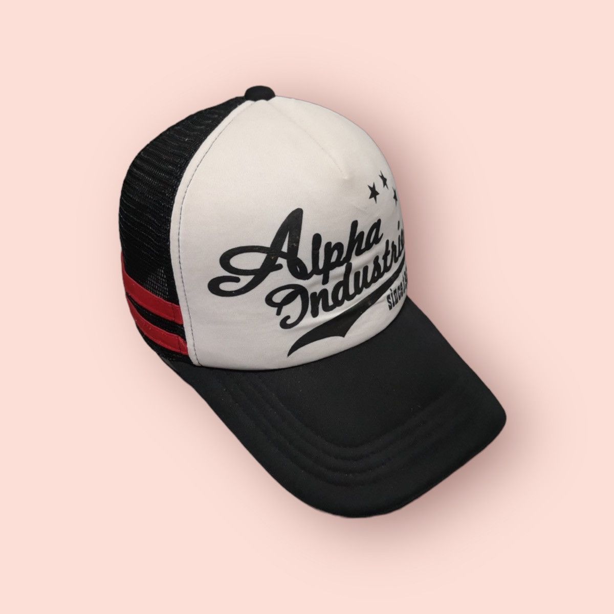 Alpha Industries ALPHA INDUSTRIES 2 STRIPES TRUCKER SNAPBACK Size ONE SIZE - 5 Thumbnail